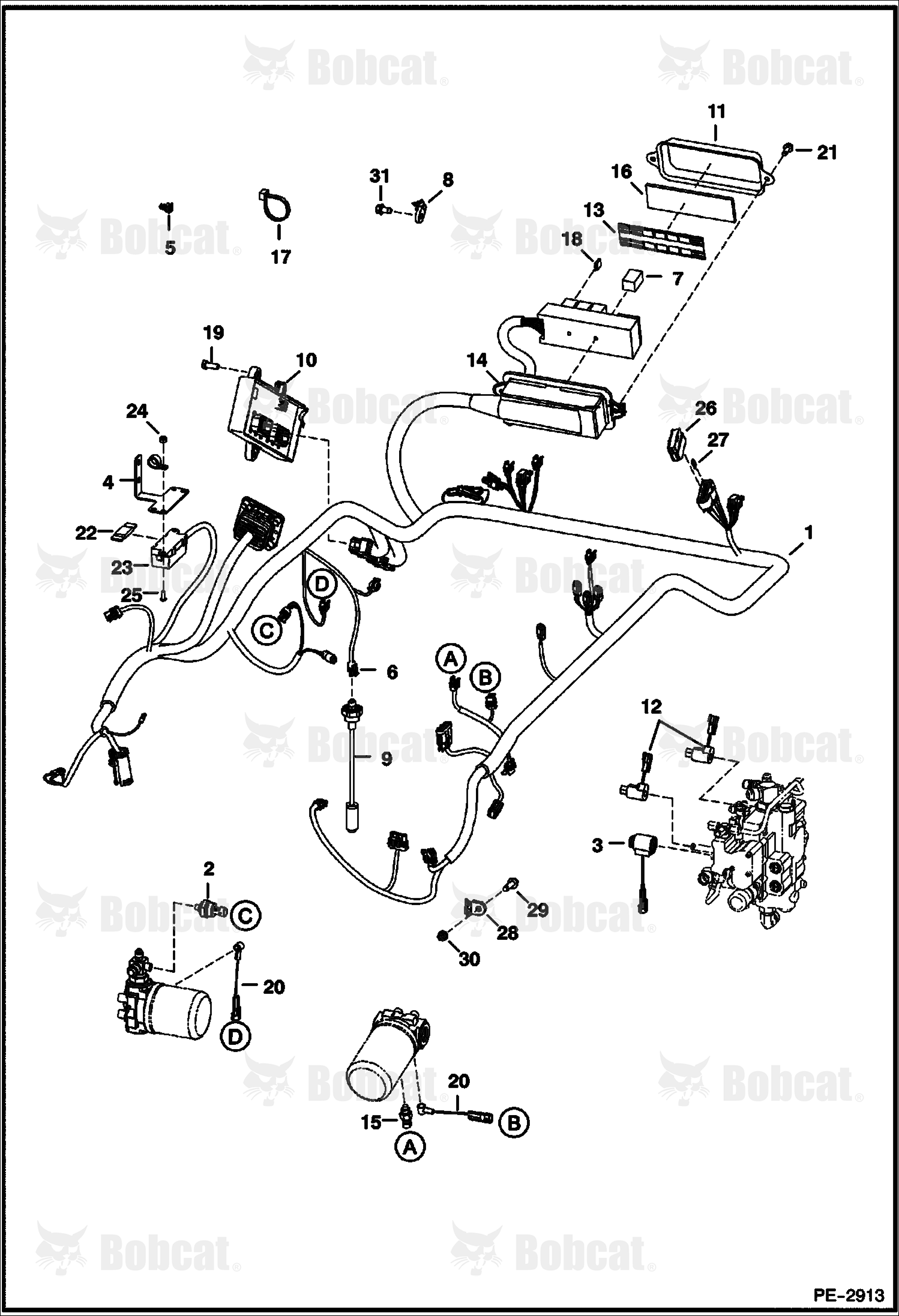 Engine Electrical Circuitry  A3L711001 - A3L719999