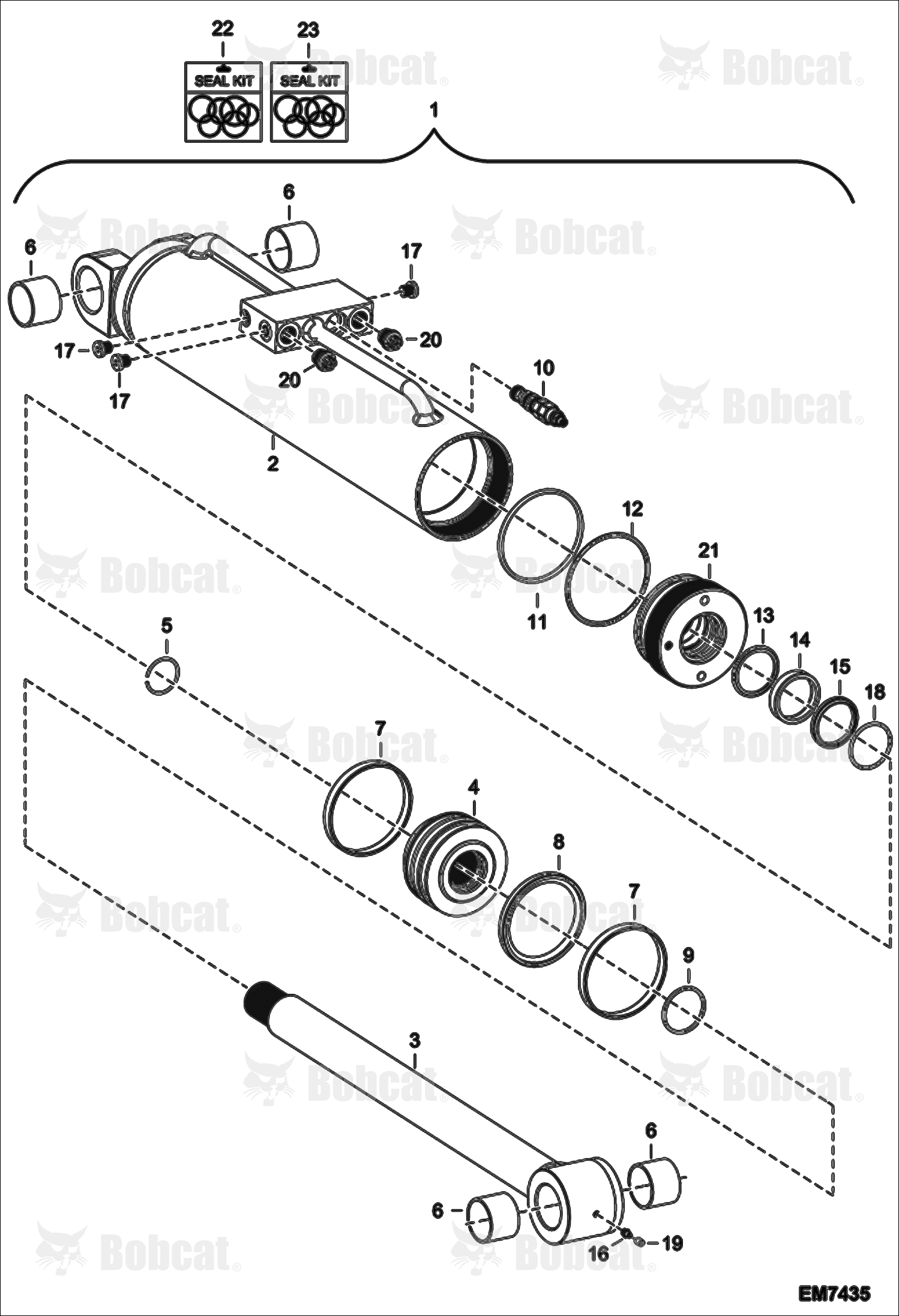Tilt Cylinder (Vendor Partnumber 6926430)