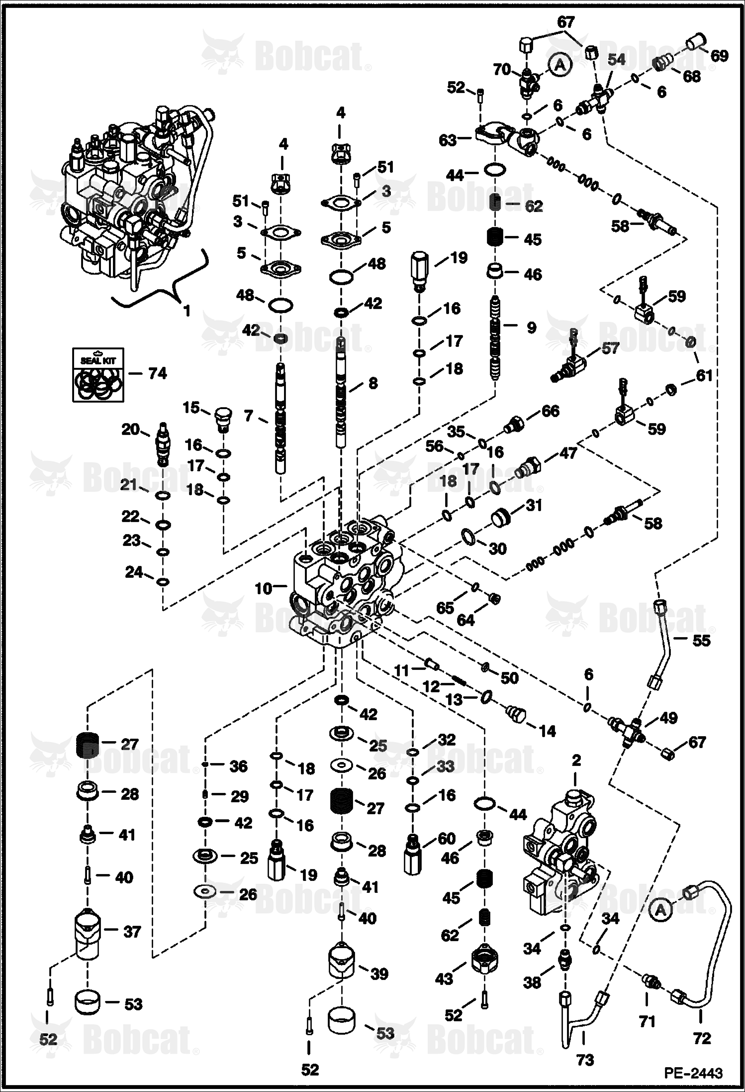 Hydraulic Control Valve (ACS & Selectable Joystick Controls)