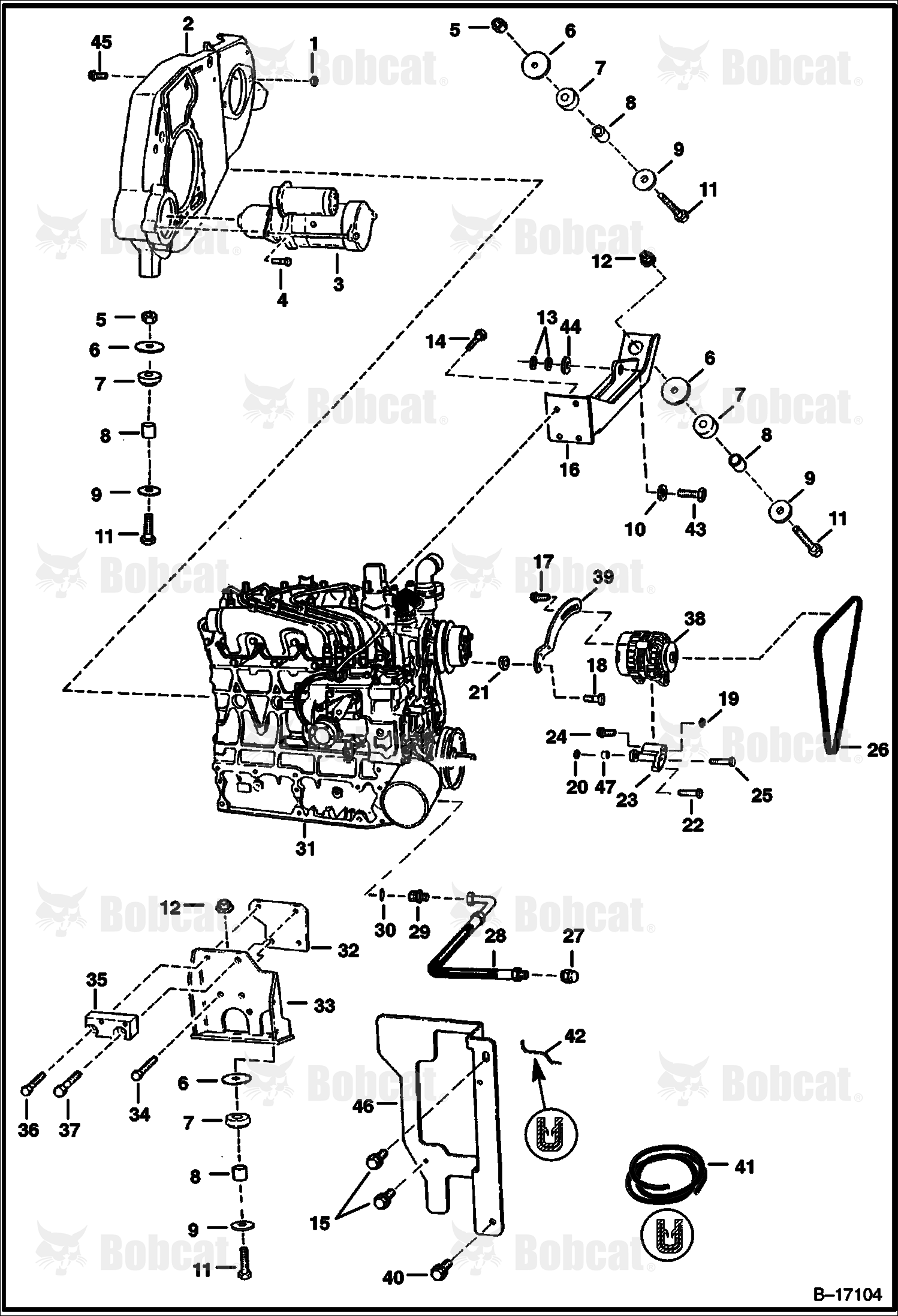 Engine & Attaching Parts (Engine Mounts)