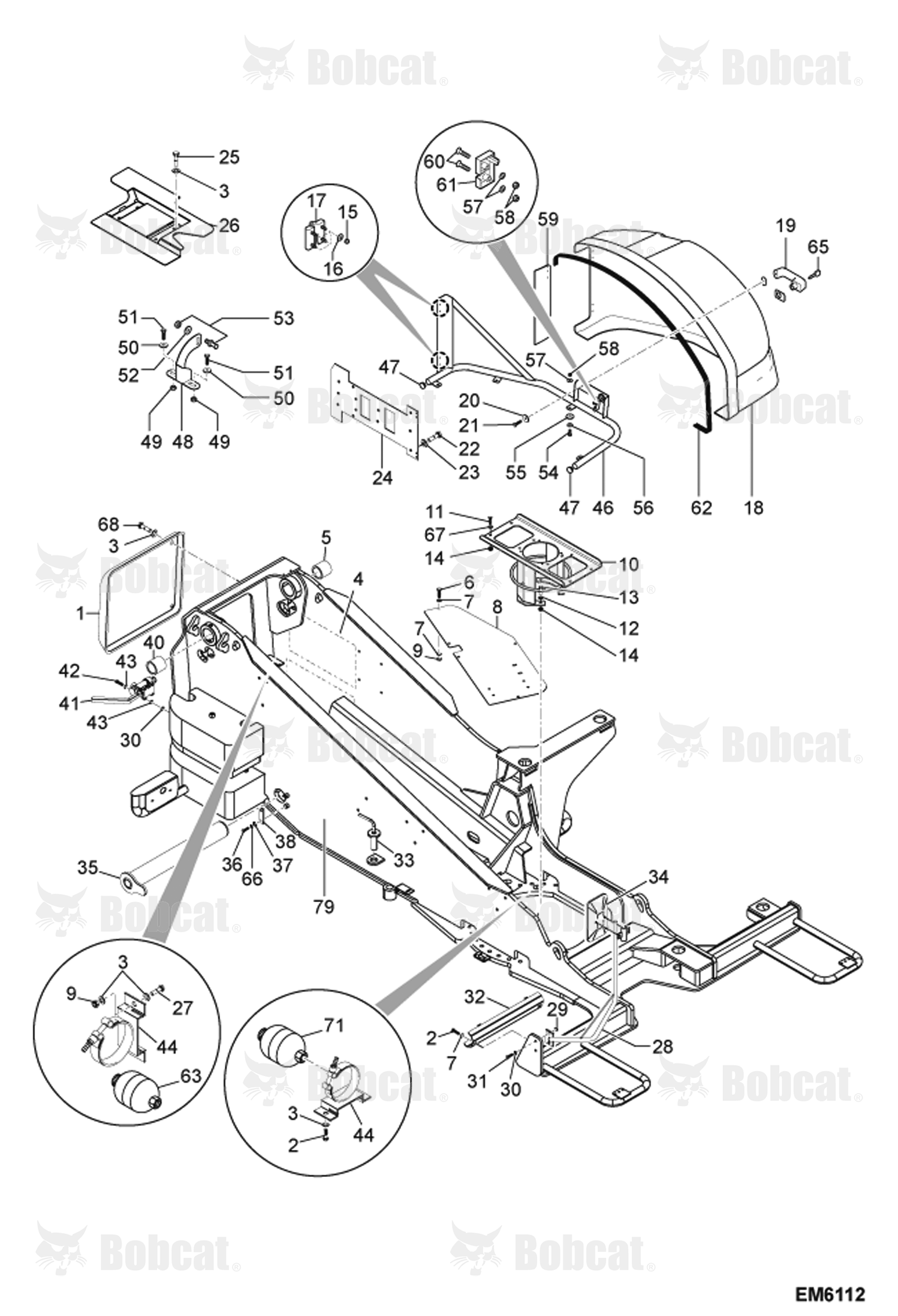 FRAME, Supports & Cowling