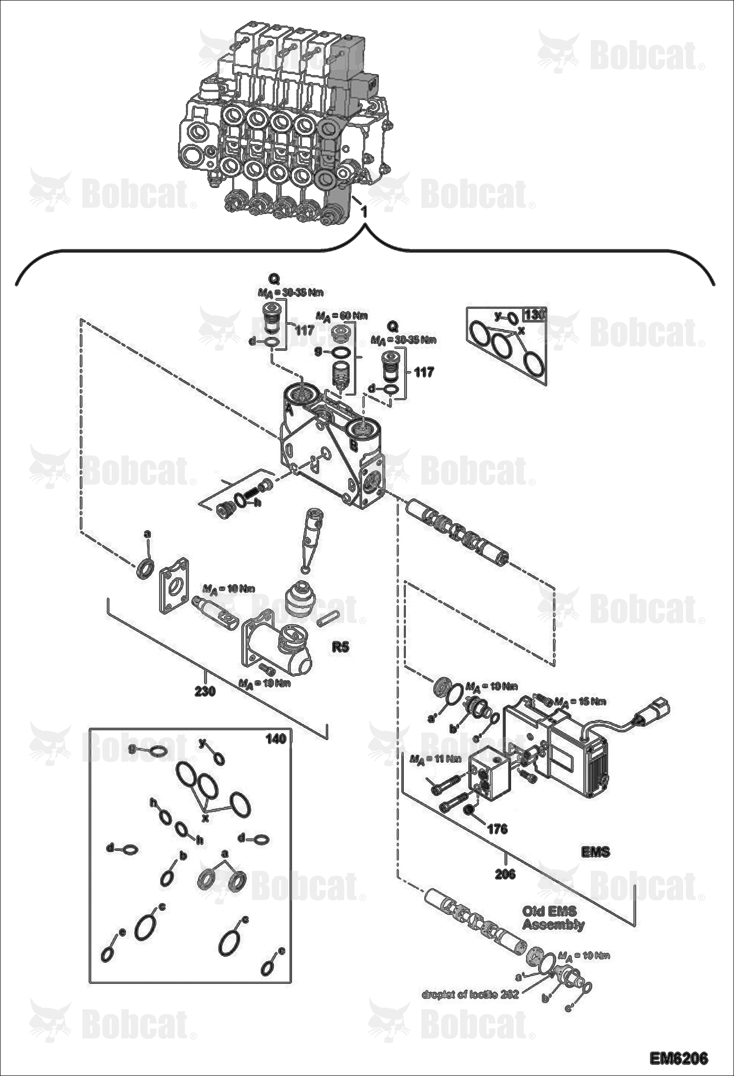 Valve Section (Auxiliary)  & Below