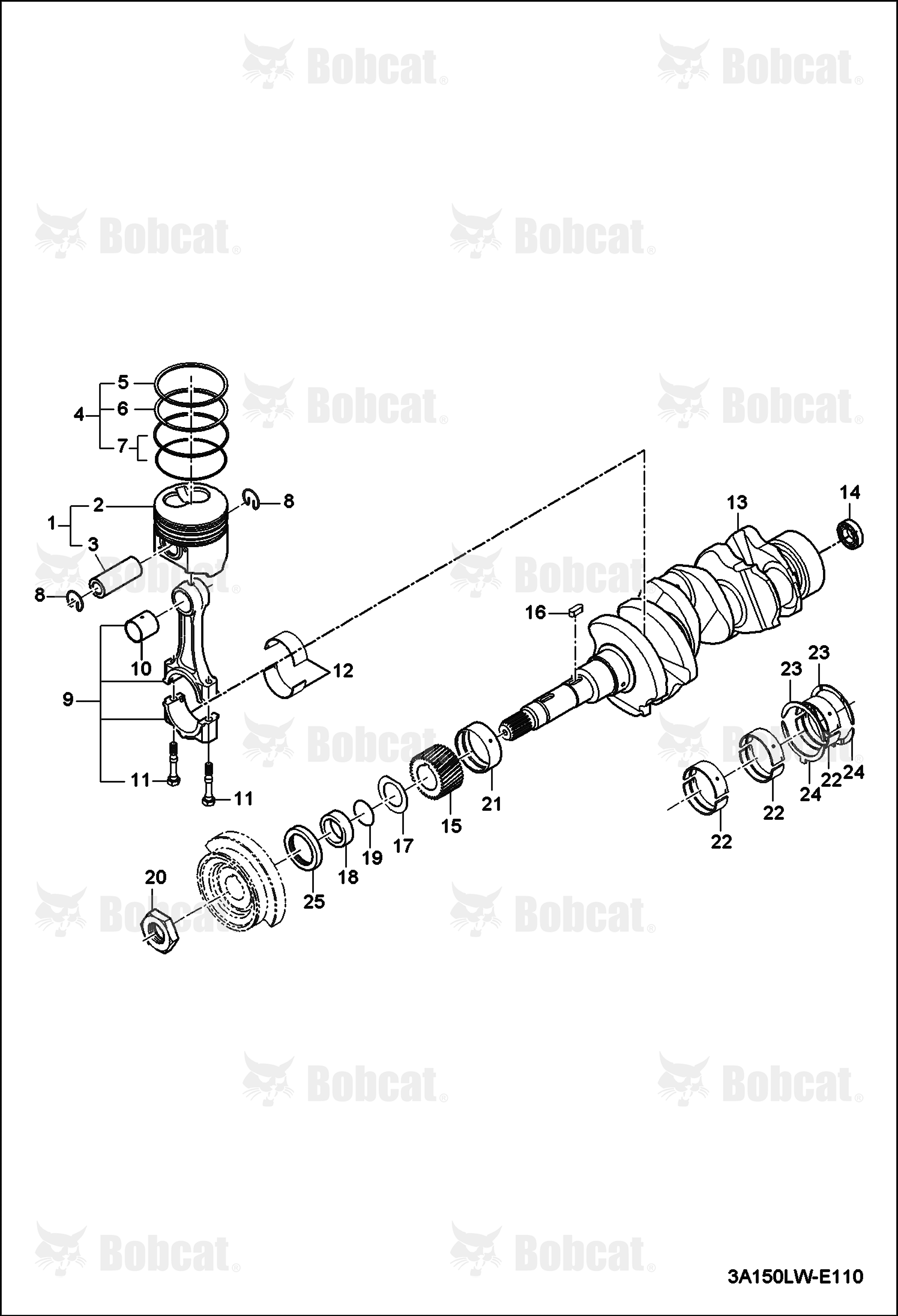 Piston & Crankshaft Group  ABFP11001 & Above