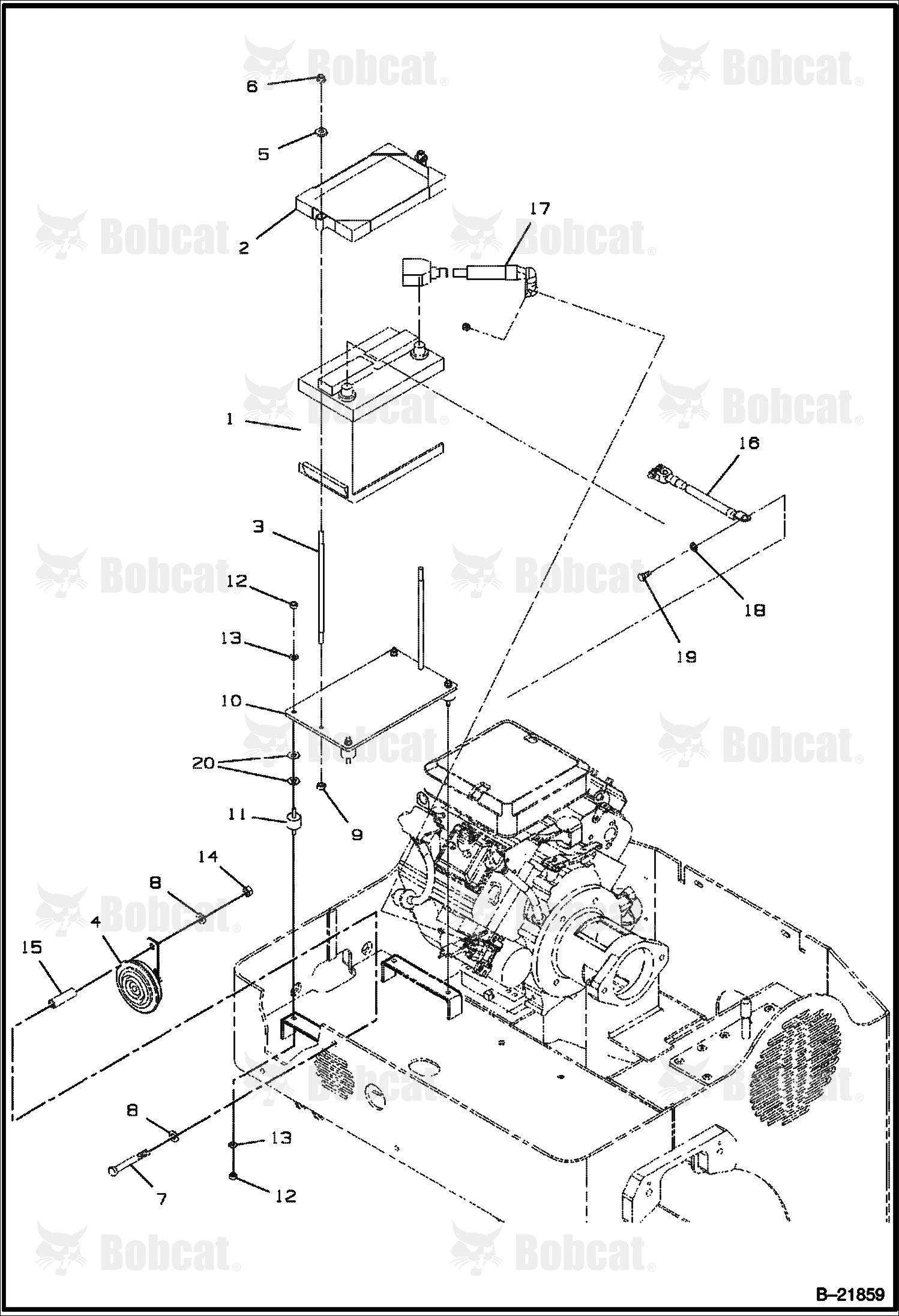 Battery & Horn Installation