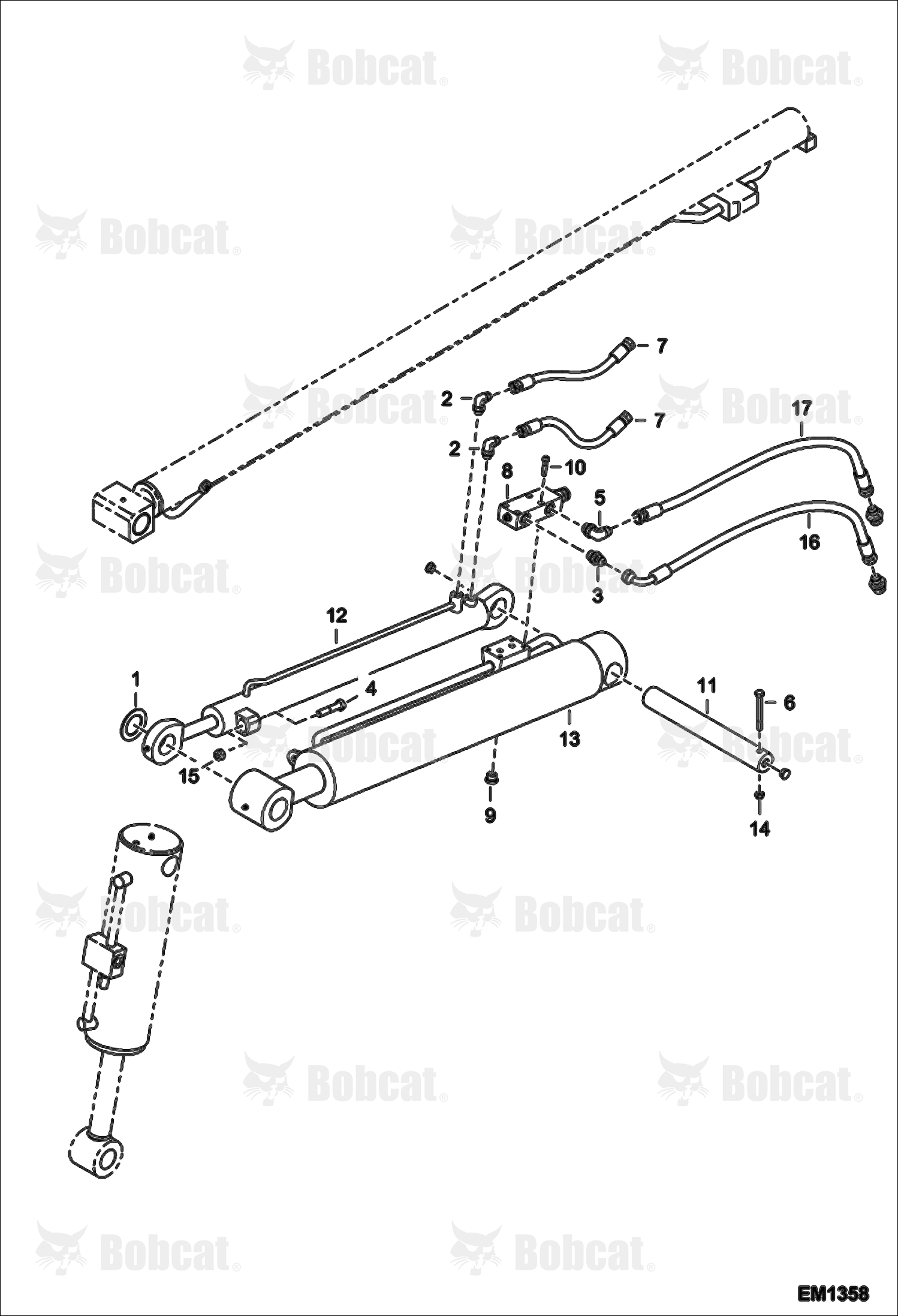Lift & Compensation Cylinder Installation