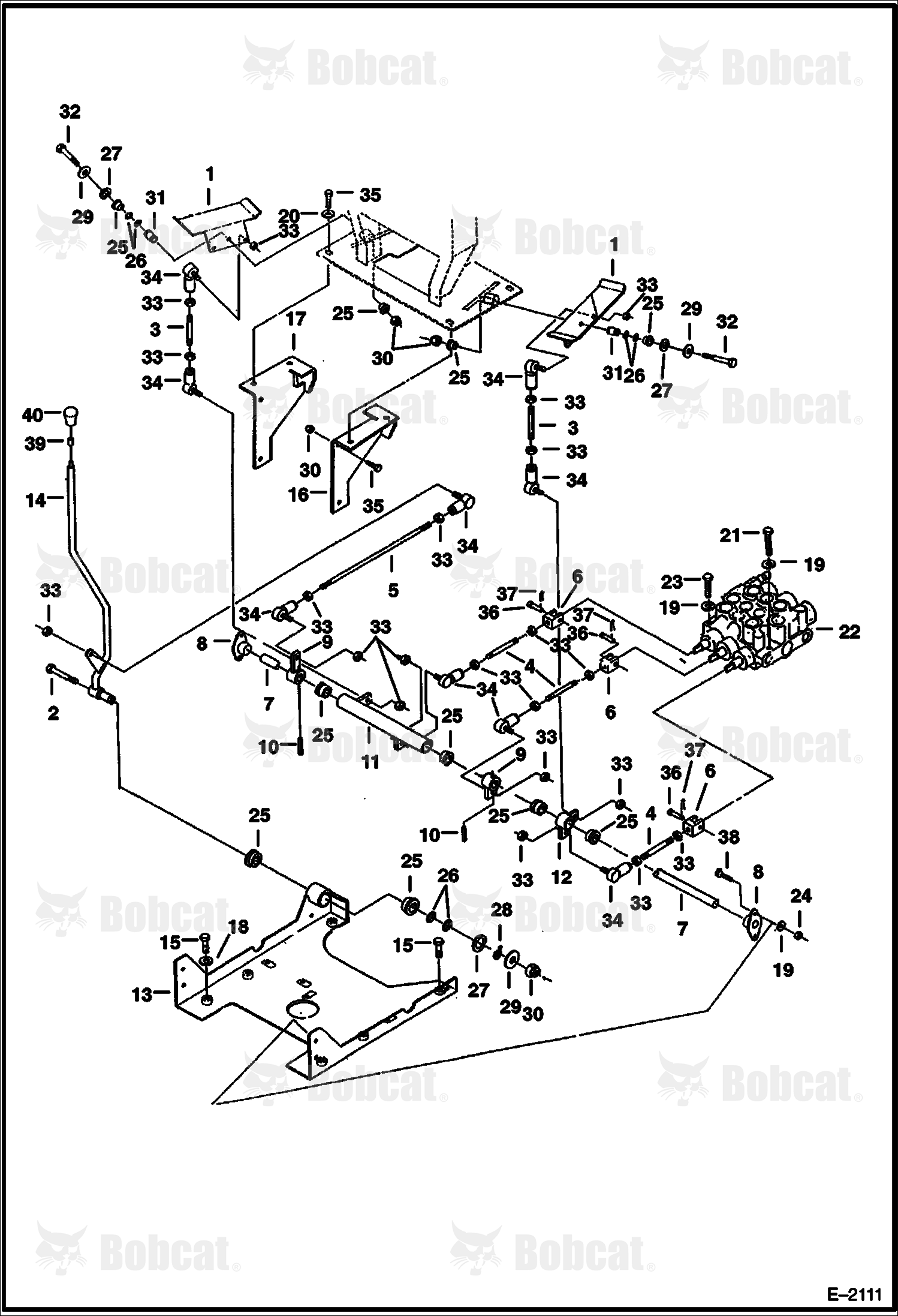 BLADE, Boom Swing & Auxiliary Controls  508212952 & Above