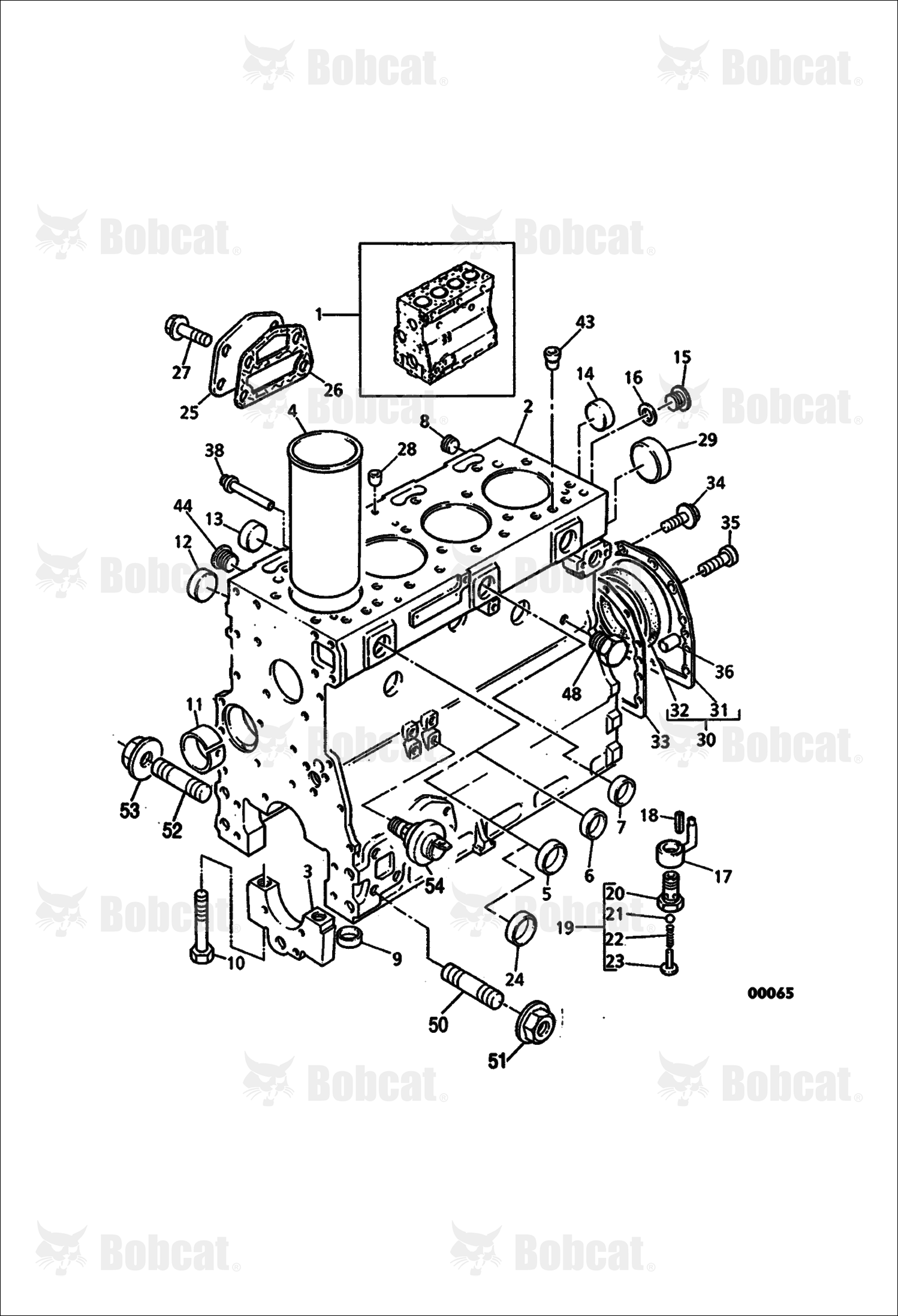 Cylinder Block  367011001 - 367013509, 367311001 - 367312505