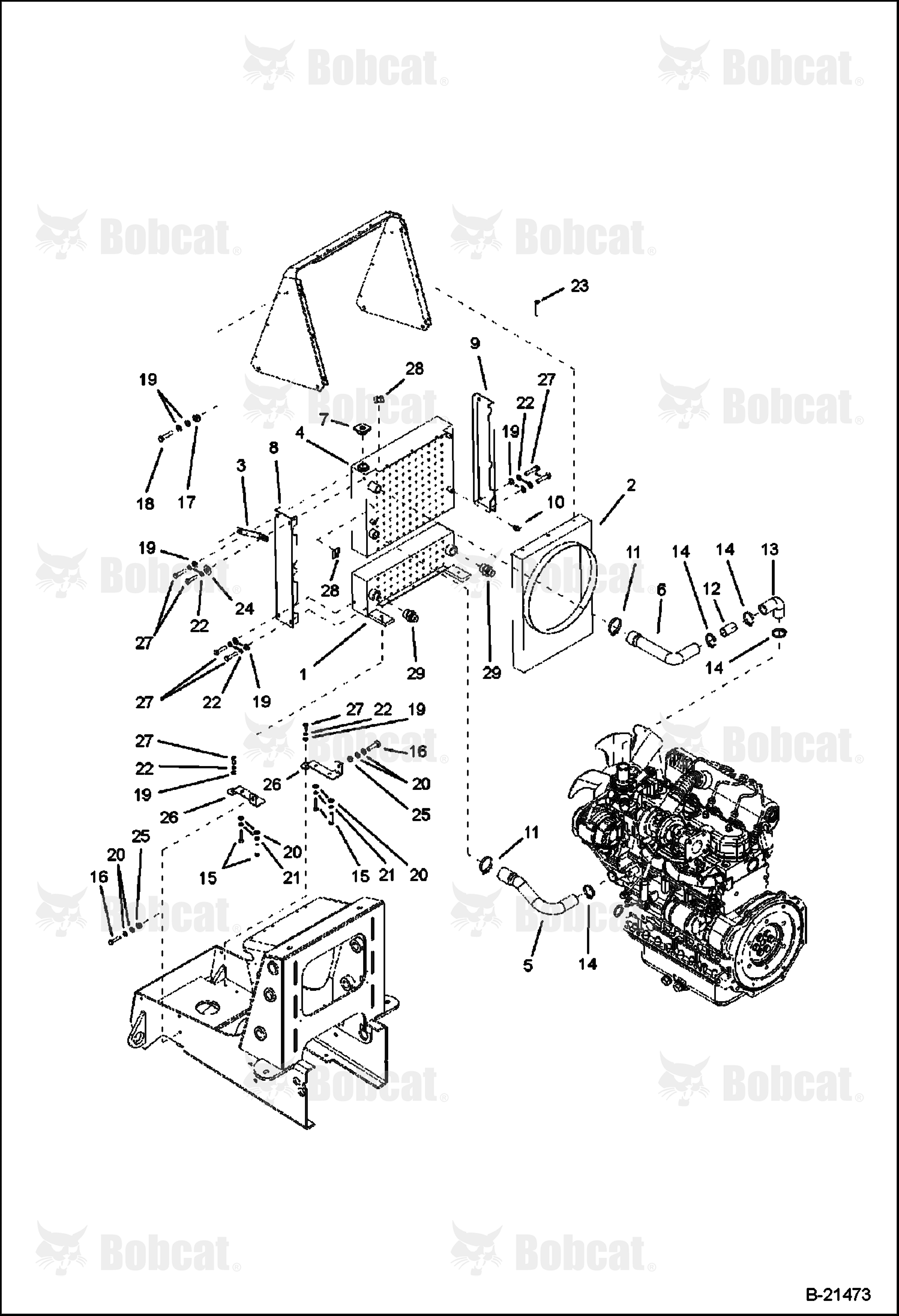 Engine & Attaching Parts (Cooling)