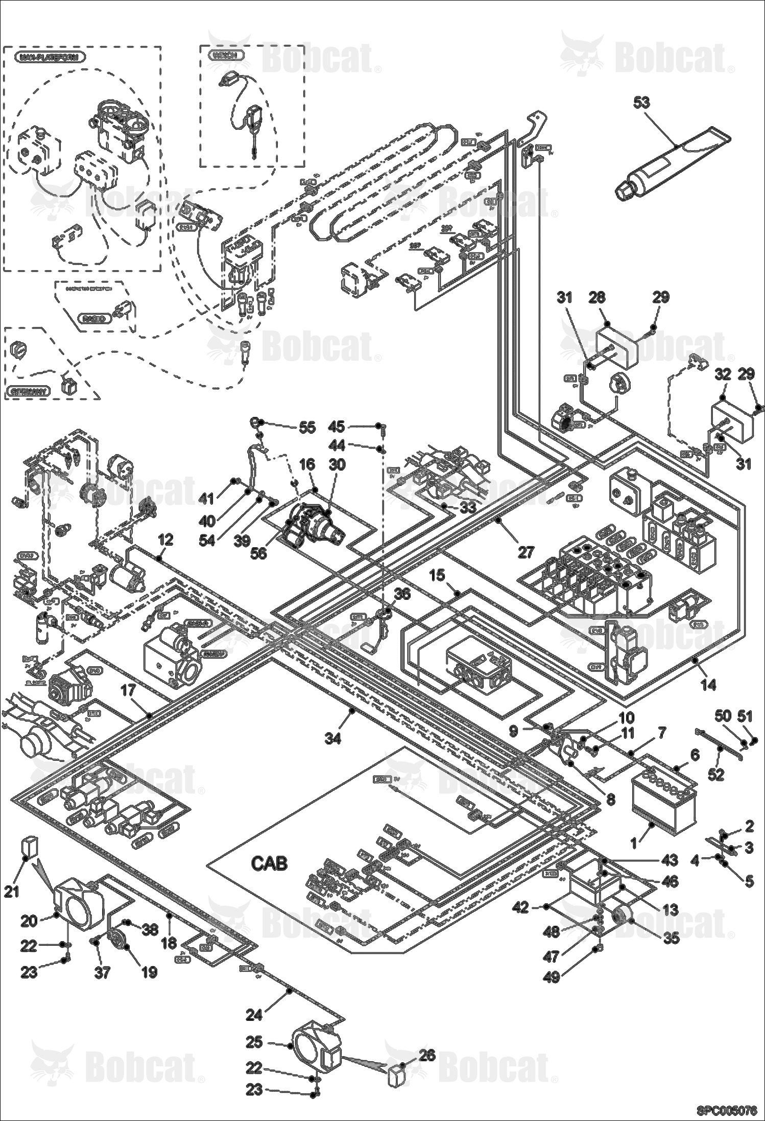 Electrical Circuit Chassis A8GA11001 - A8GA12000, A8GB11001 - A8GB12000
