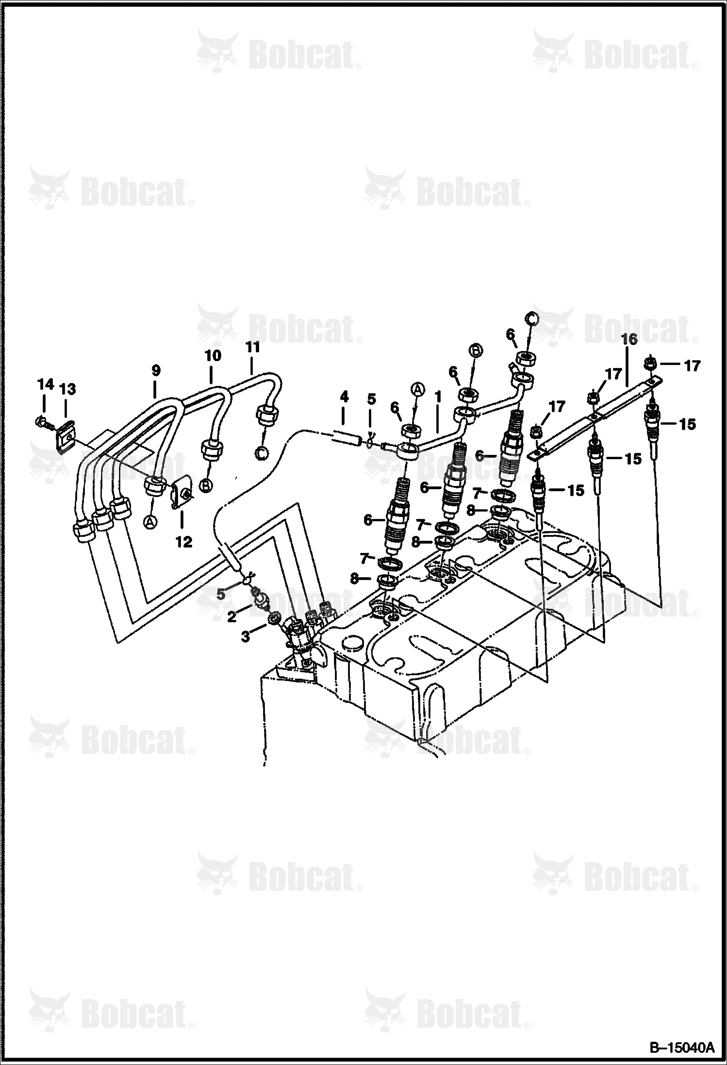 Injector Nozzles Kubota D1105 Tier II 528011001 & Above, 528111001 & Above, 539111001 & Above, 539411001 & Above