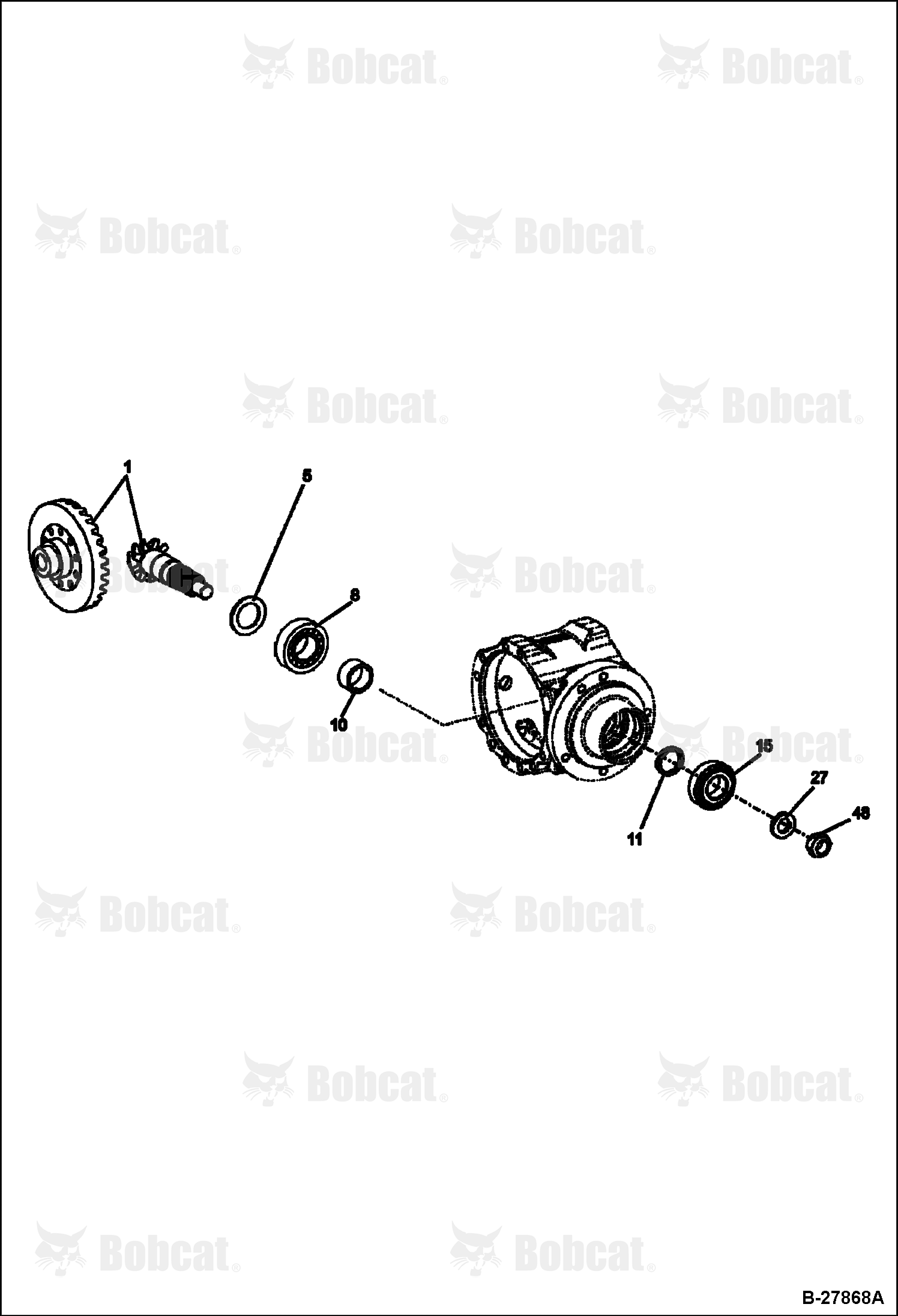 Rear Axle (Center Housing) (Replacement Axle - 5904661981)