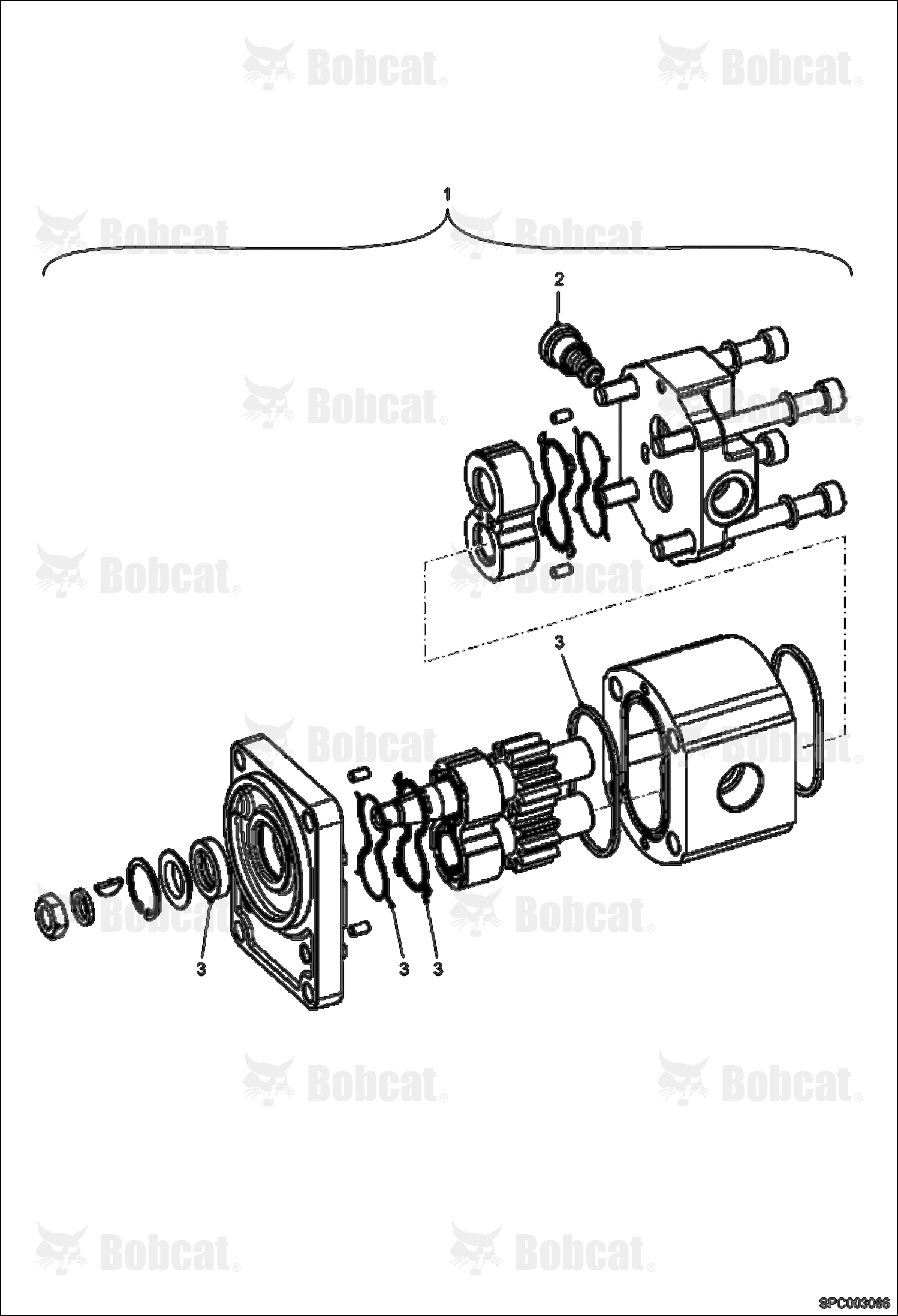 Hydraulic Motor (For Cooler Fan - 1 Speed)