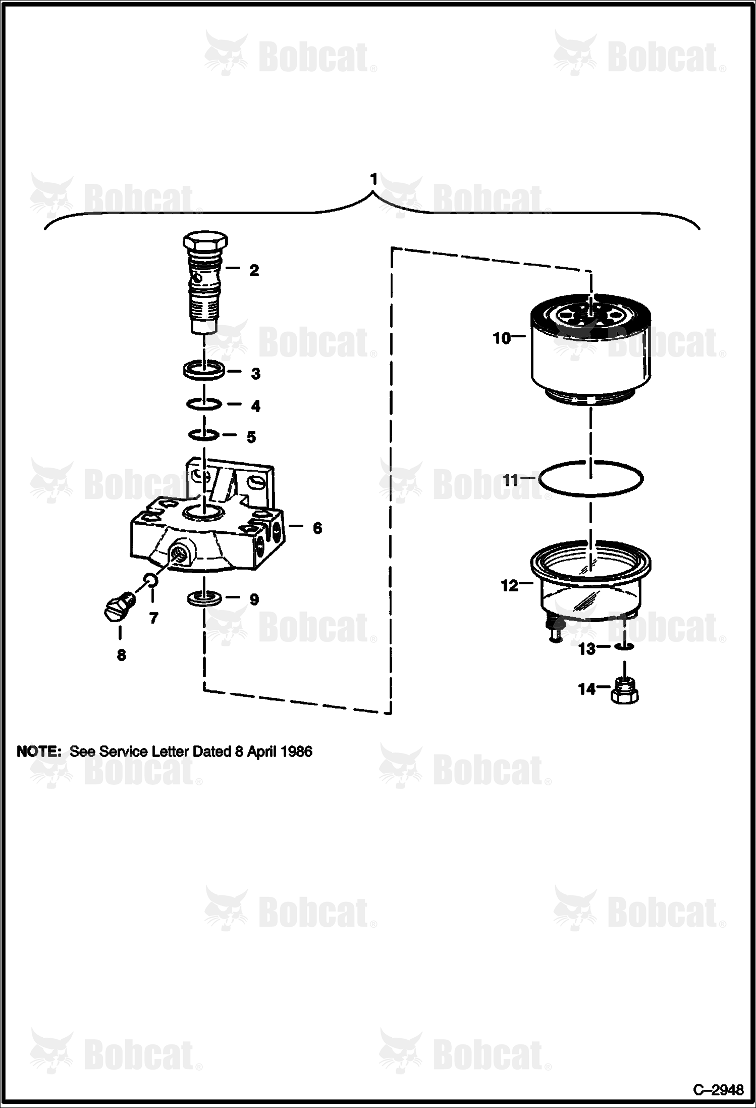 Fuel Filter  11058 & Below