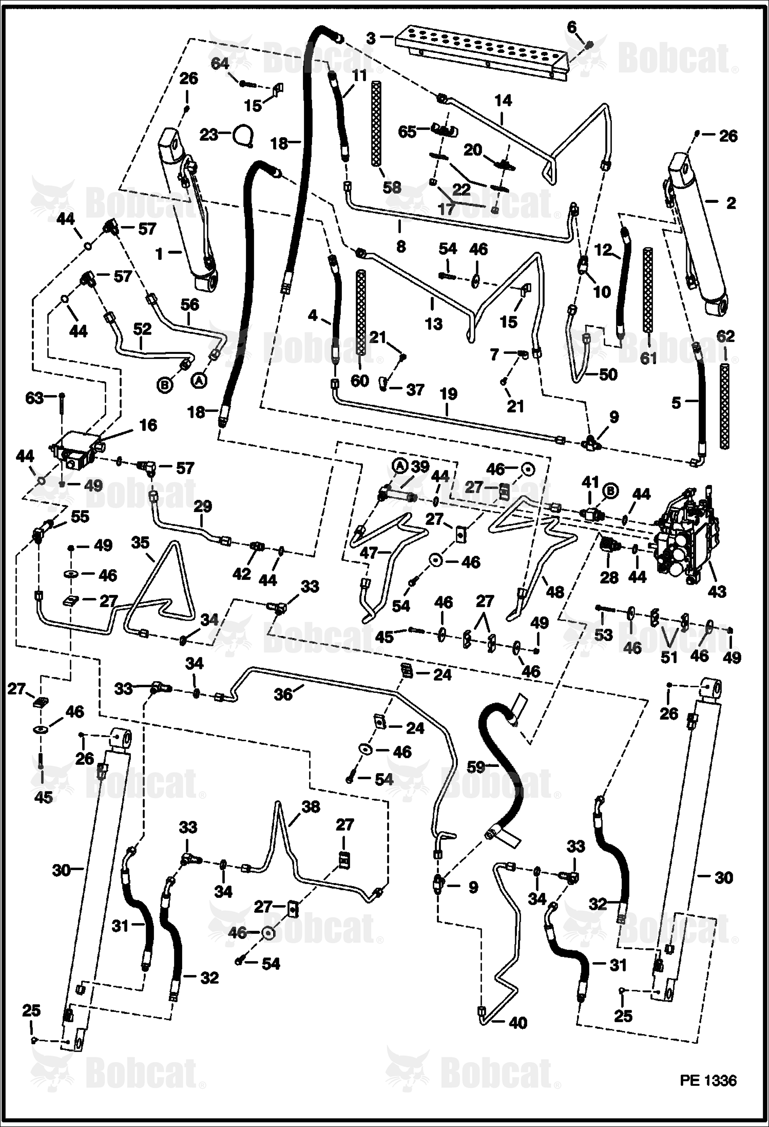 Hydraulic Circuitry (W/ Bucket Positioning Valve)