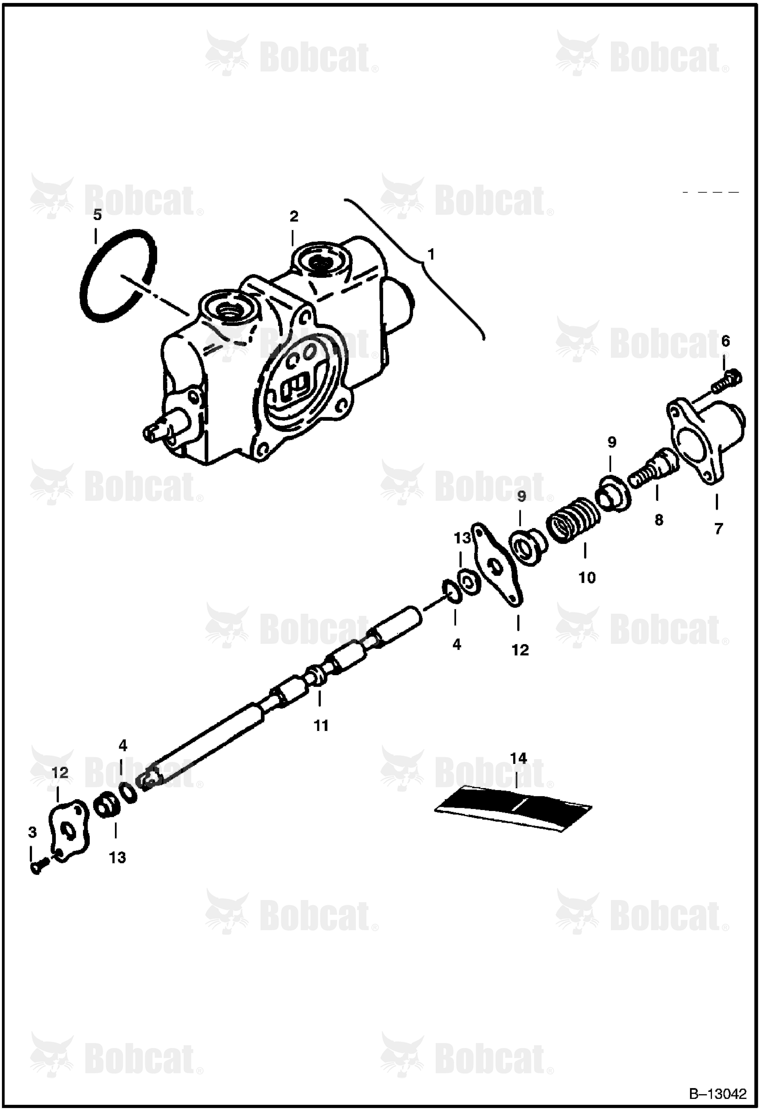 Valve Section (L.H. Travel)