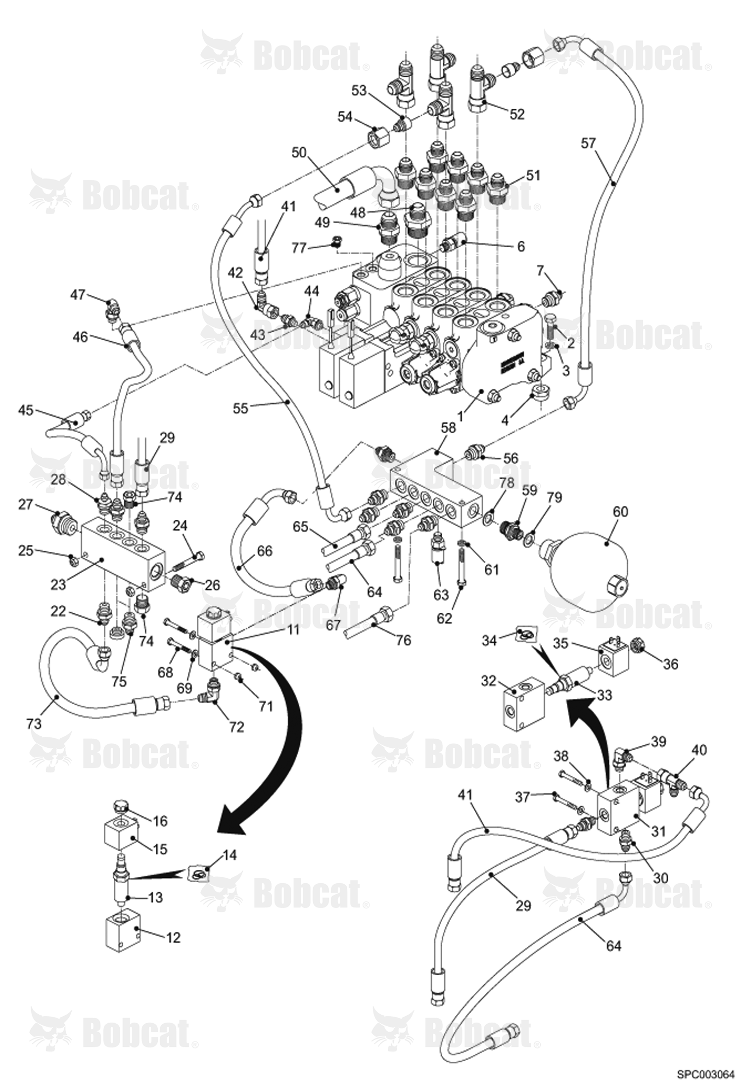Hydraulic Control Valve Installation