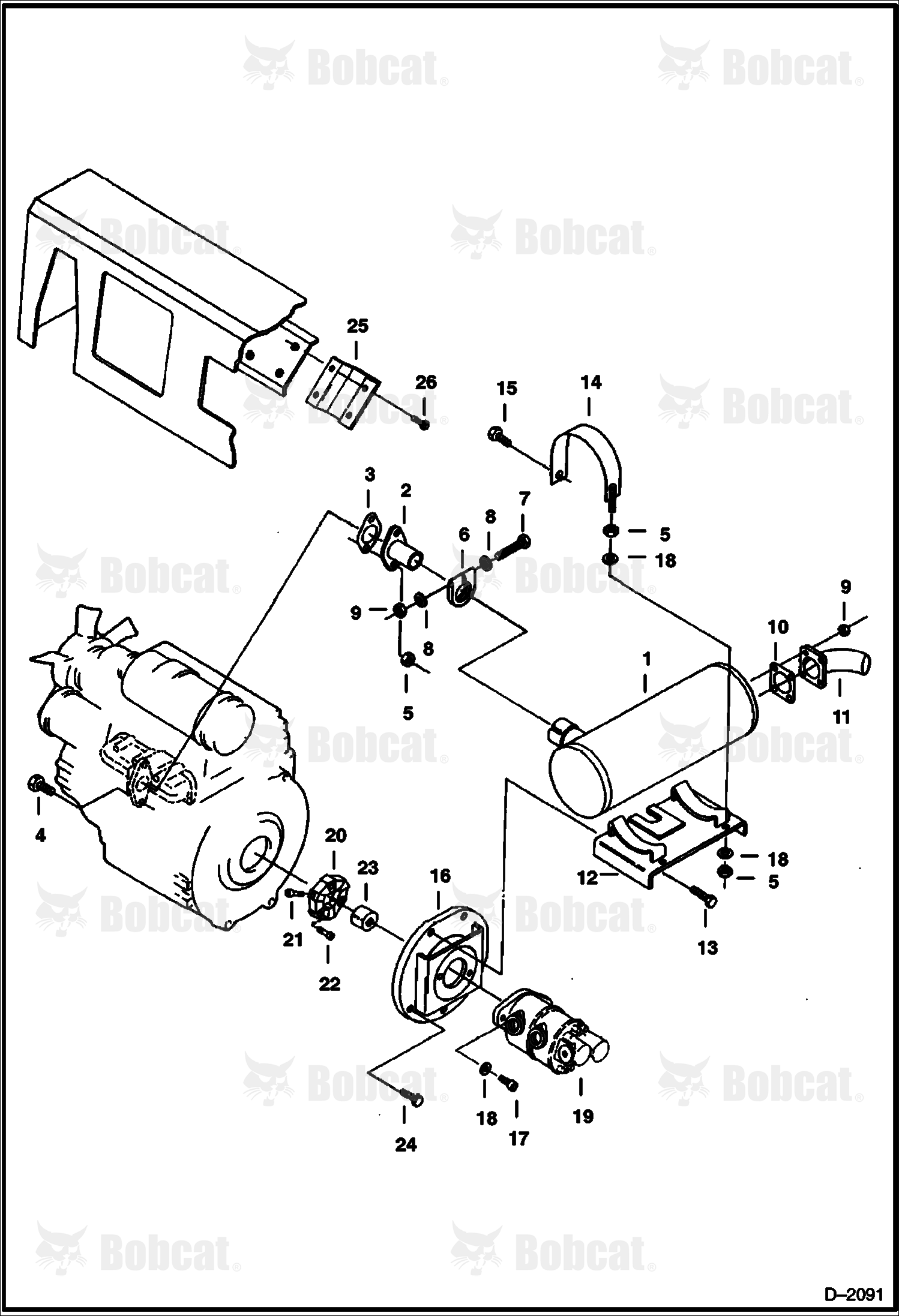 Muffler & Power Take Off