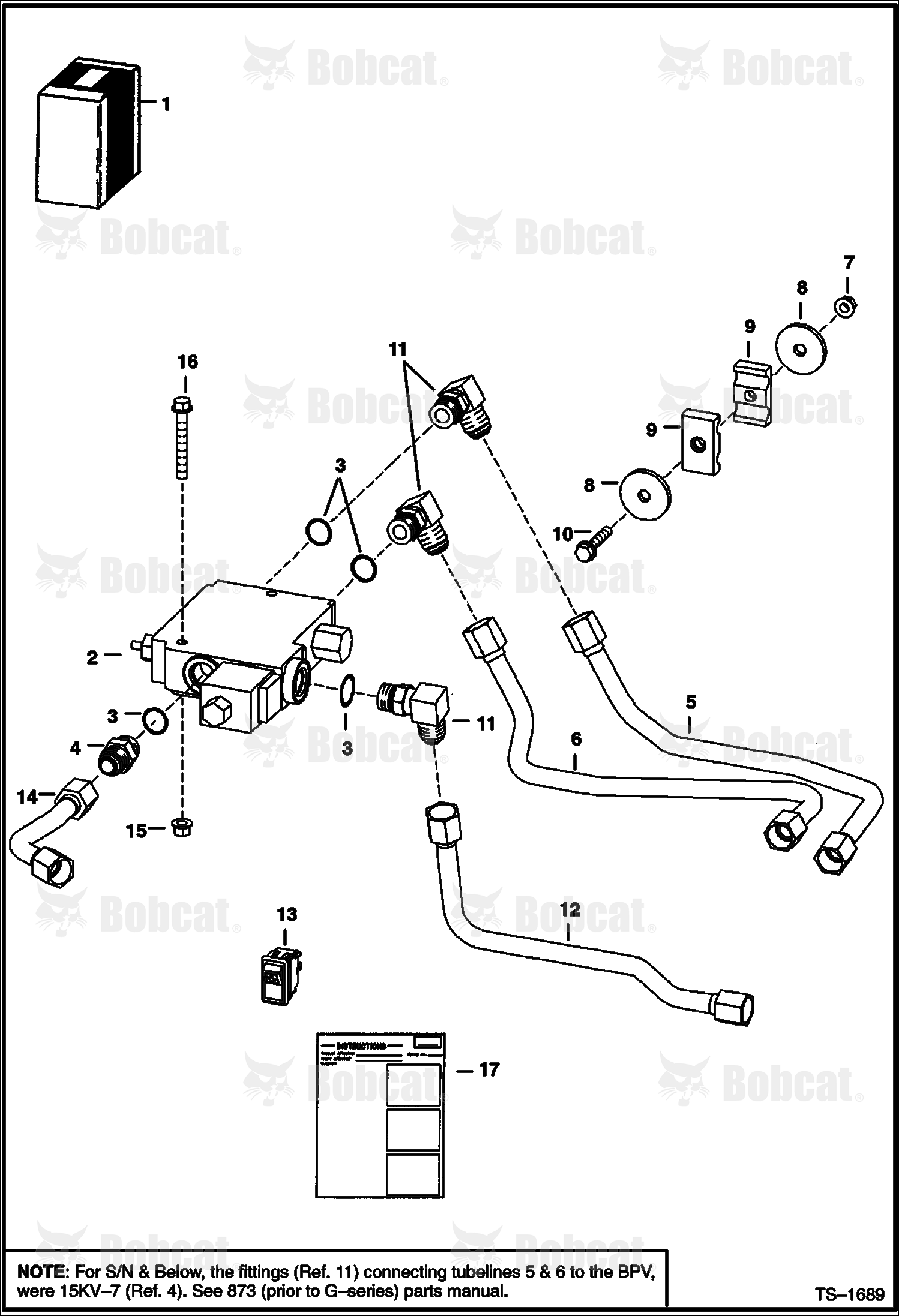 Bucket Positioning Kit  514147758 & Below, 514241033 & Below, 517912082 & Below