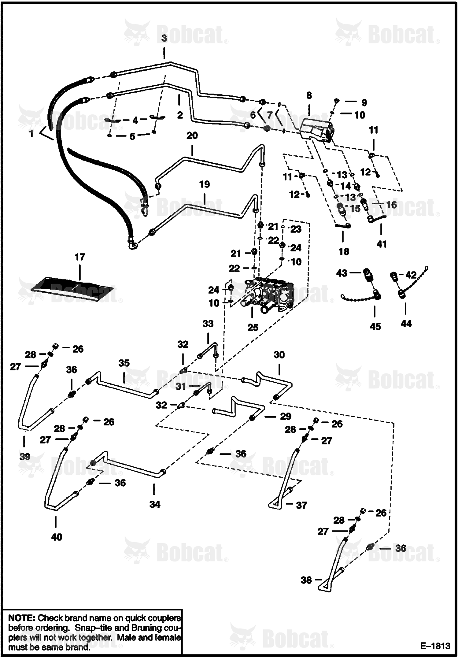 Auxiliary Hydraulic Circuitry  503312001 & Above