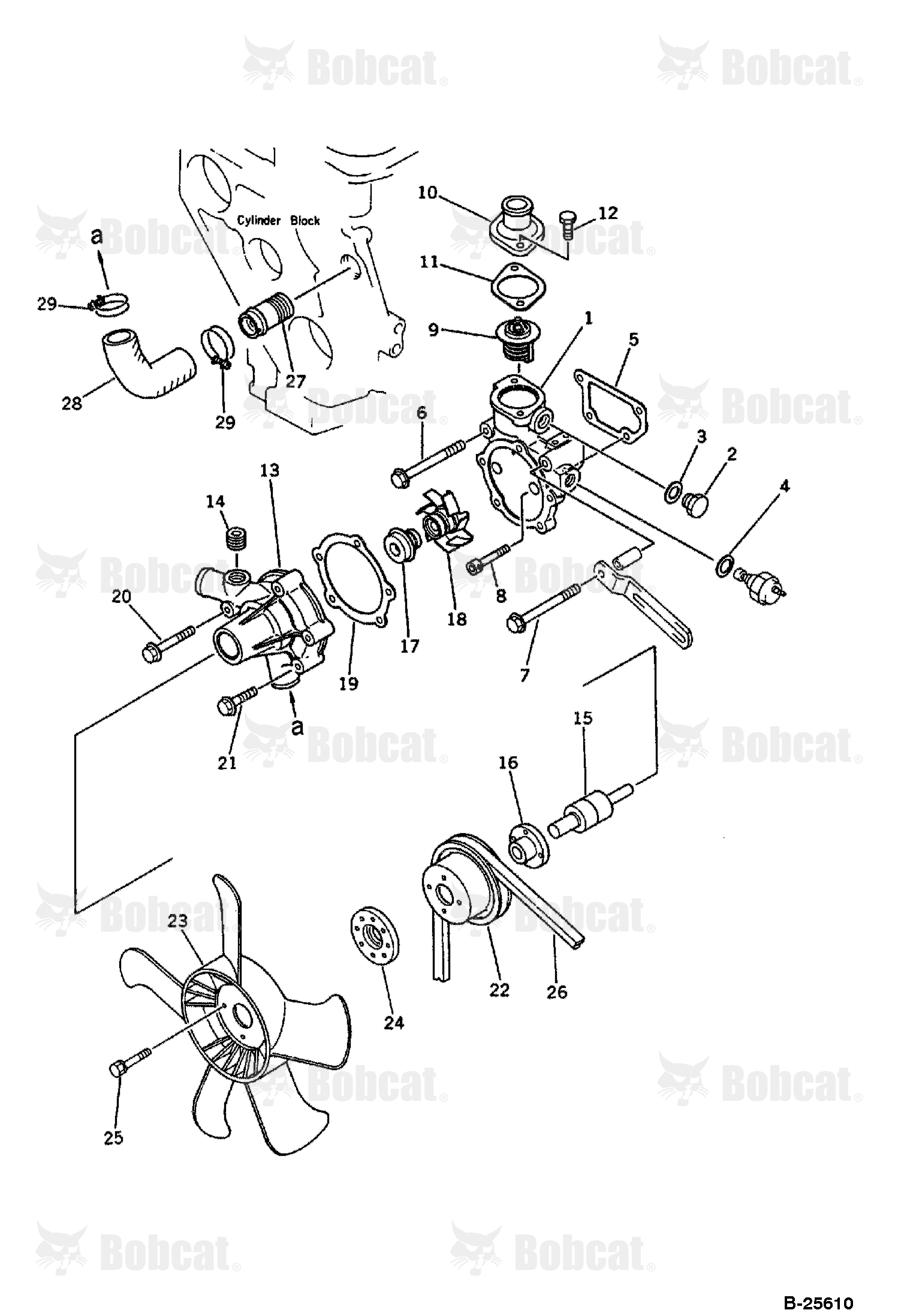 Water Separator and Cooling Fan