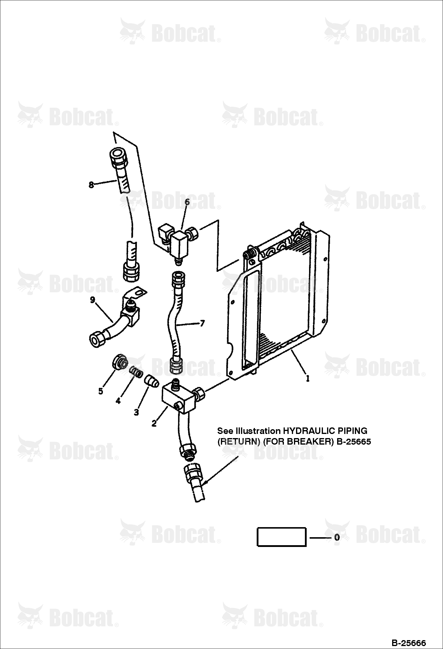 Hydraulic Piping (OIL COOLER) (FOR BREAKER)