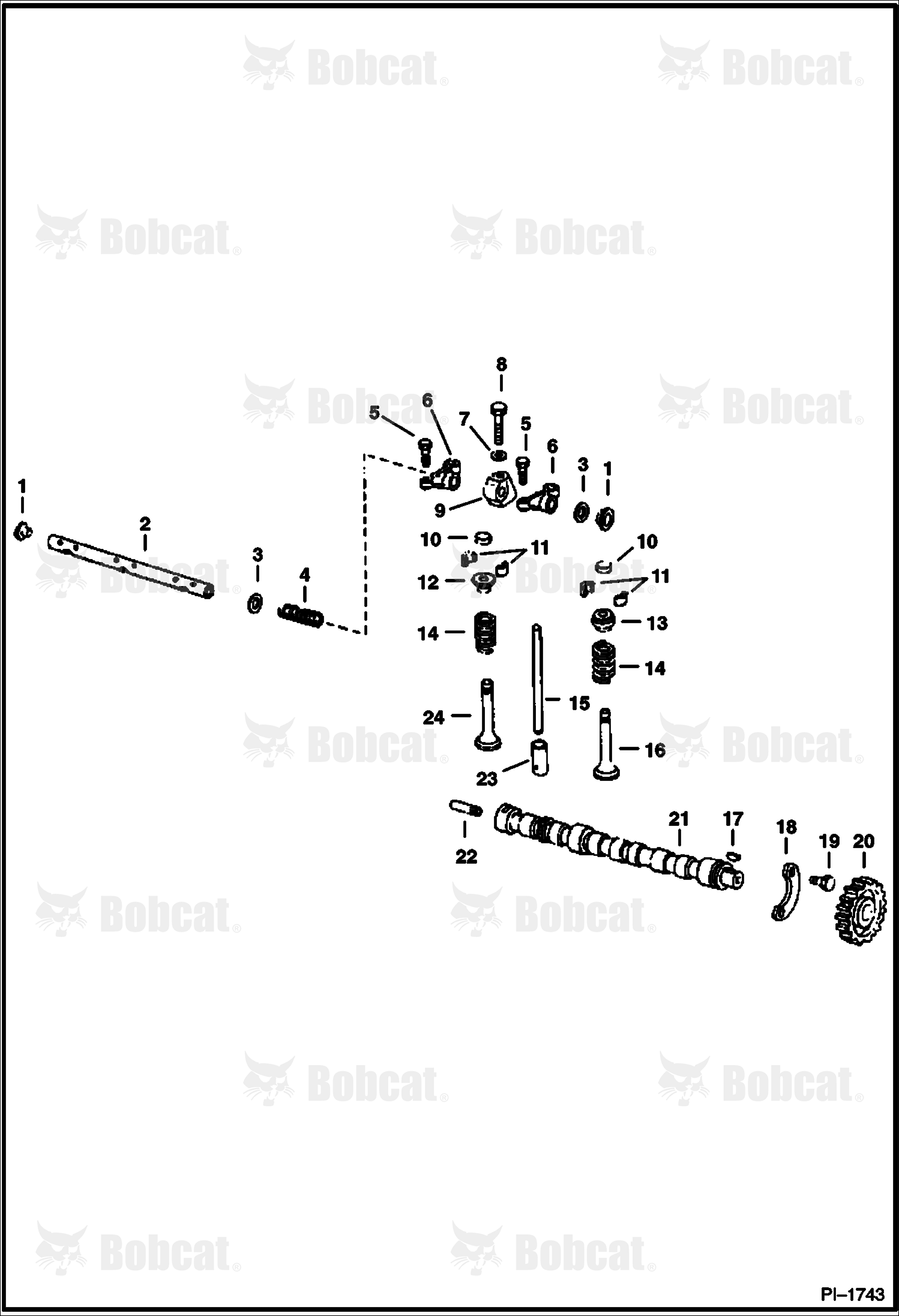 CAMSHAFT, Rocker Arms & Valve