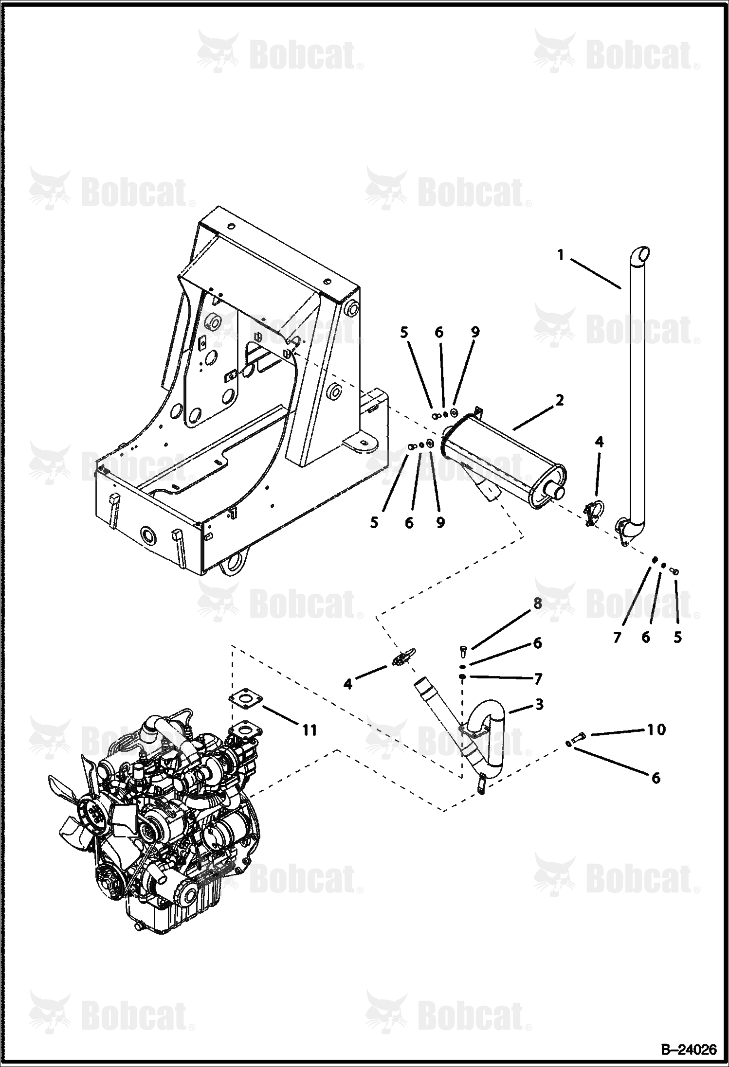 Engine Exhaust (Tier I)  572411001 & Above