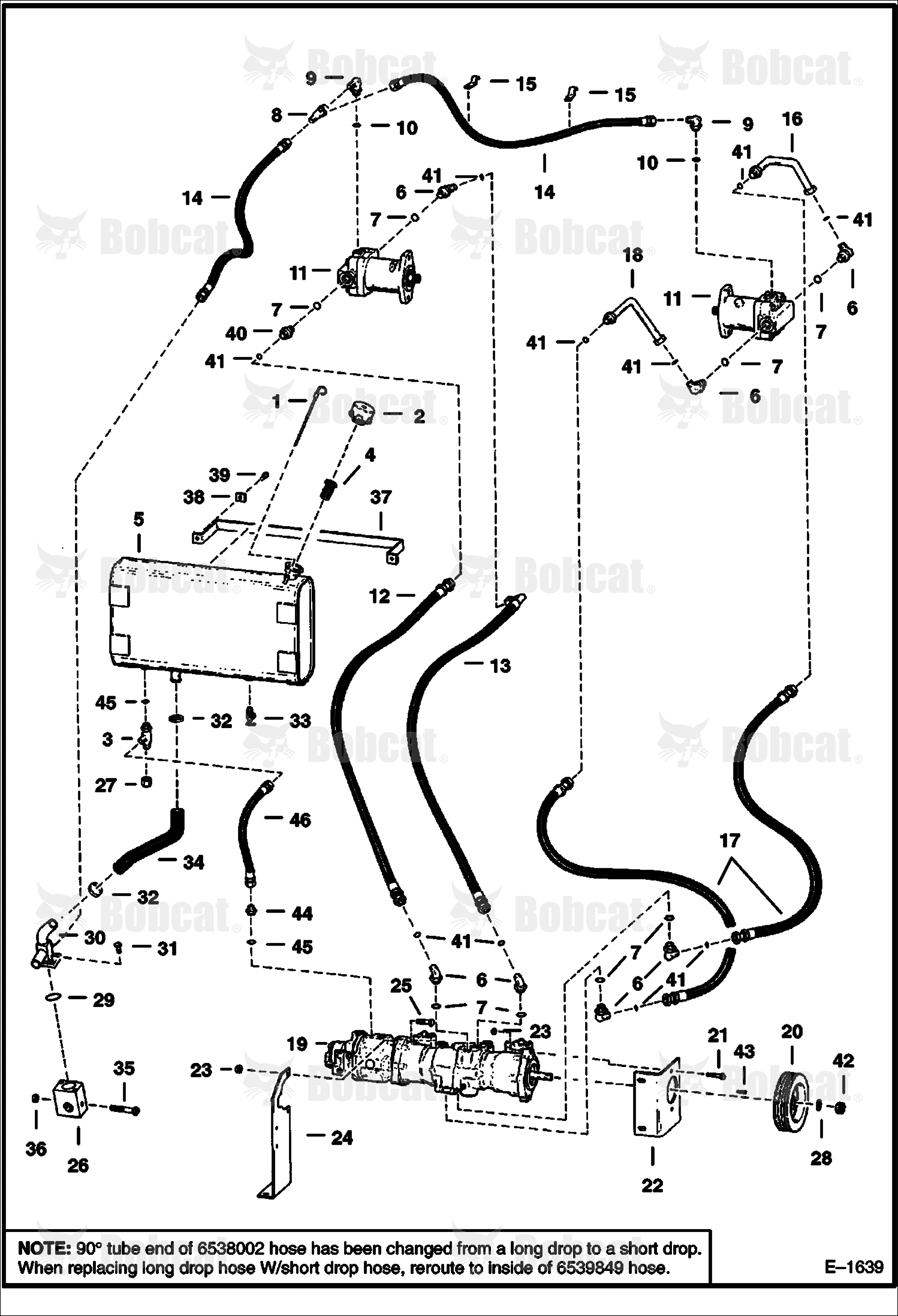 Hydrostatic Circuitry  503311999 & Below