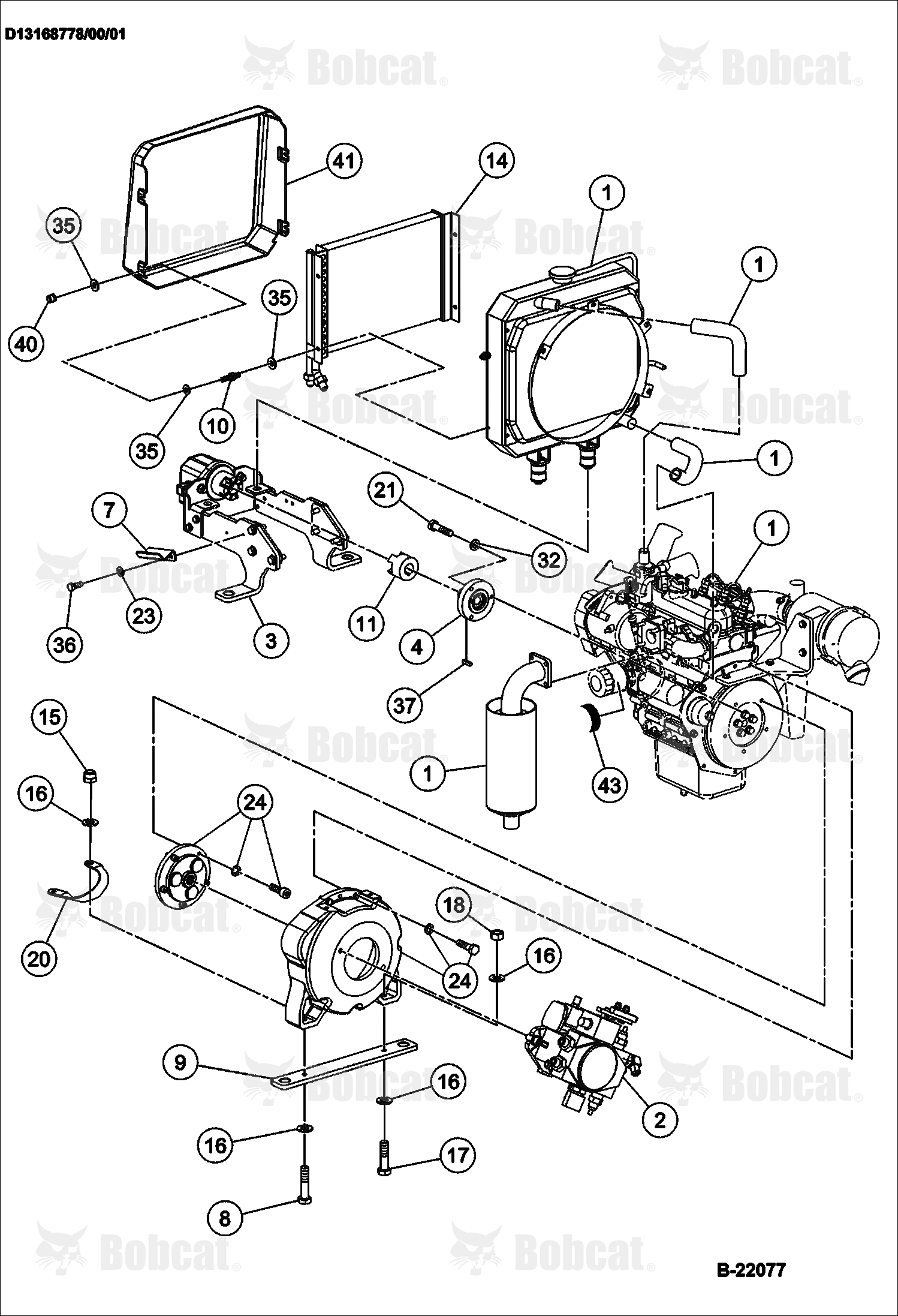 Engine & Attaching Parts