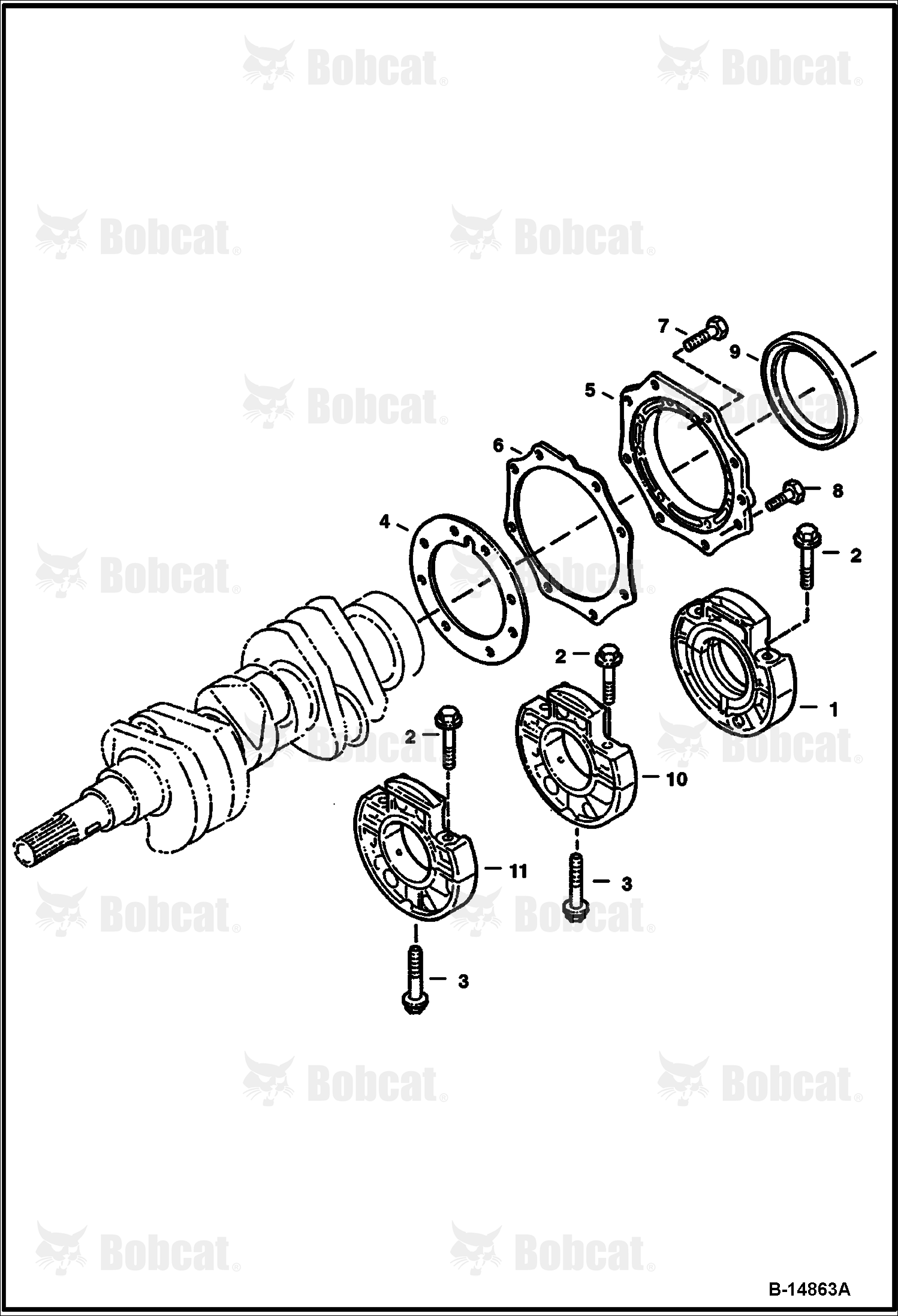 Main Bearing Case (Kubota D722-E2B-BC-1)