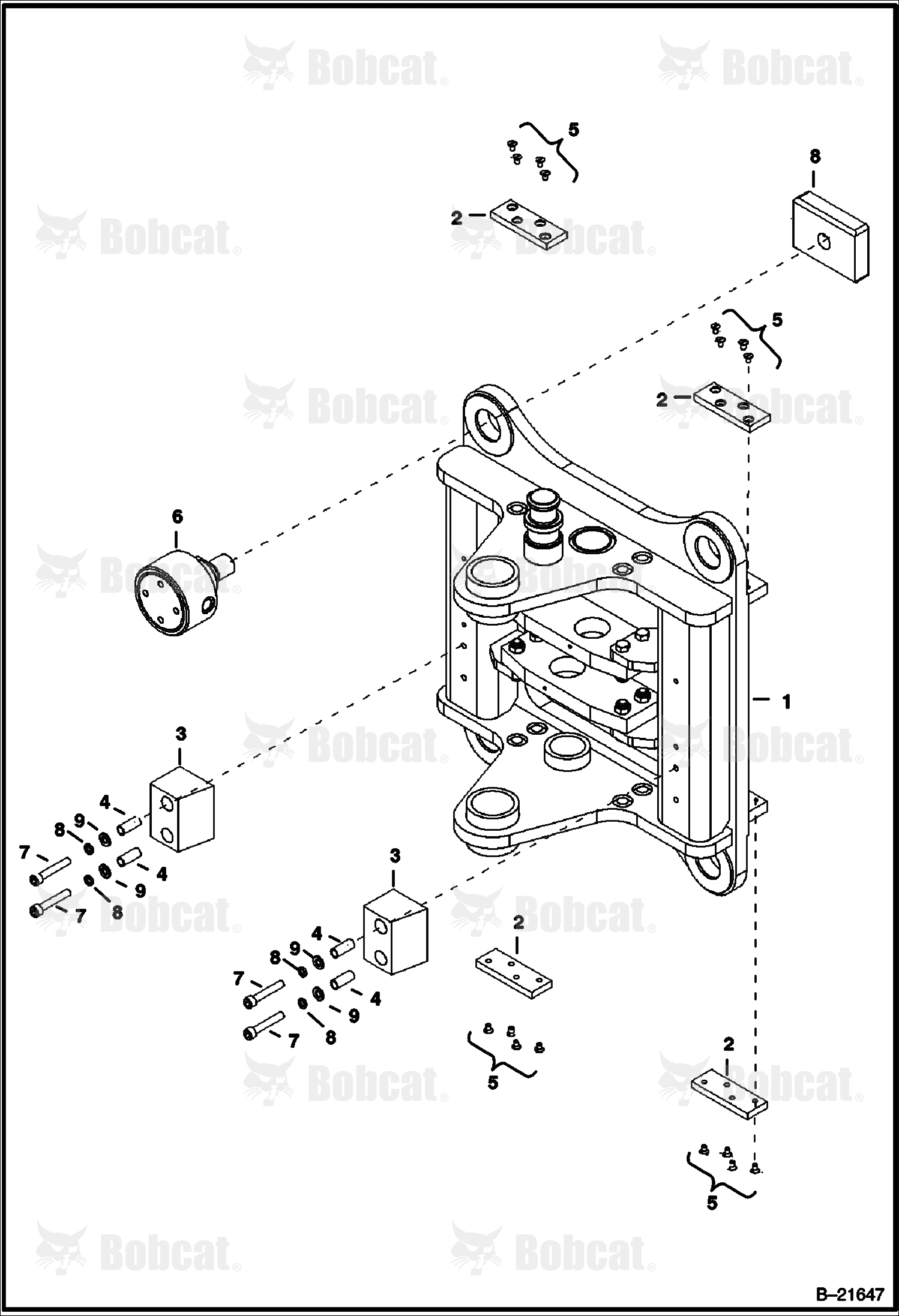 Trunnion (Side shift)