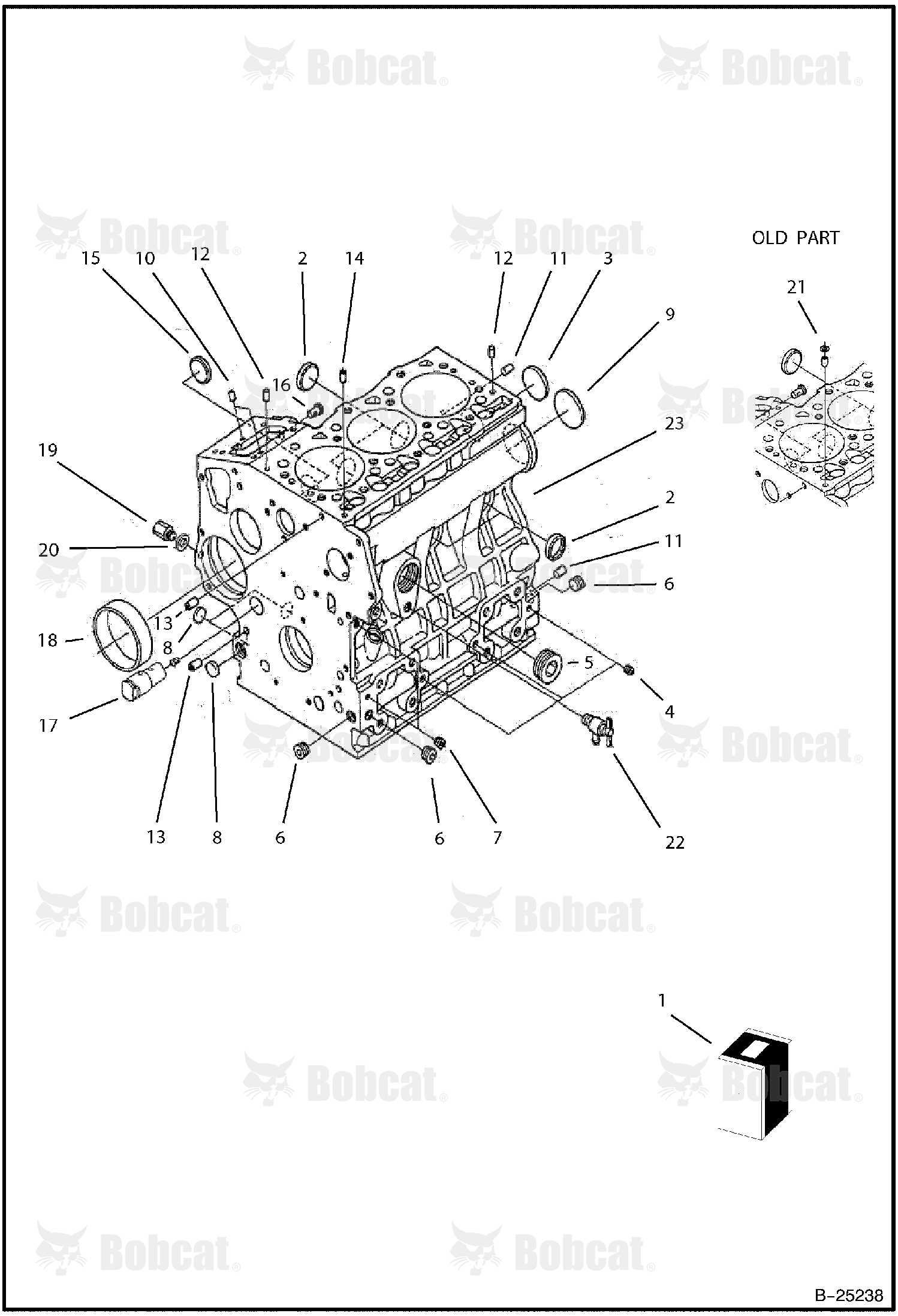 Crankcase (Tier II) 573011001 & Above