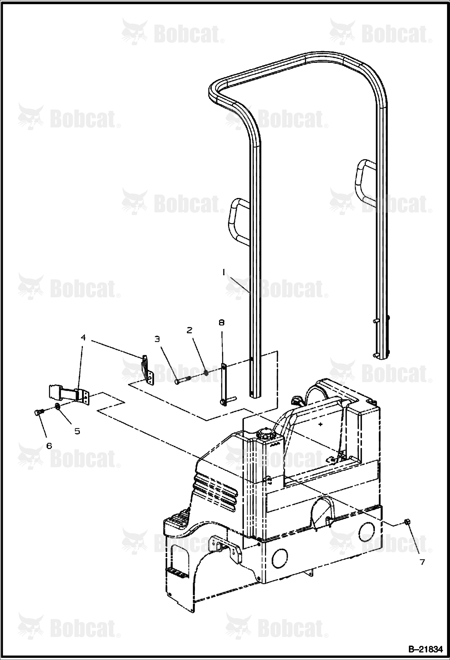 Bent ROPS Installation (Optional)