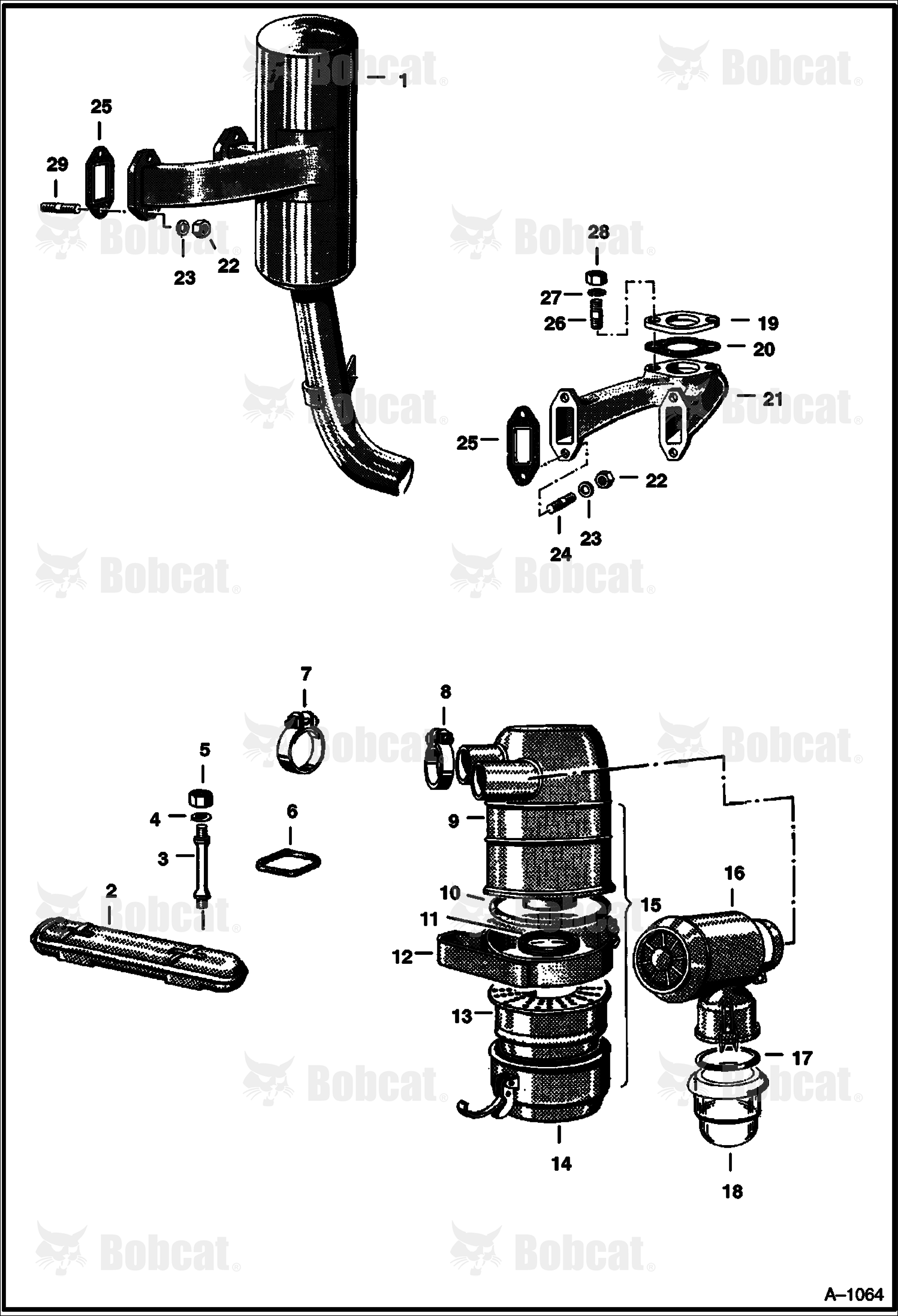 Air Cleaner & Manifold (F2L310 Deutz Diesel)