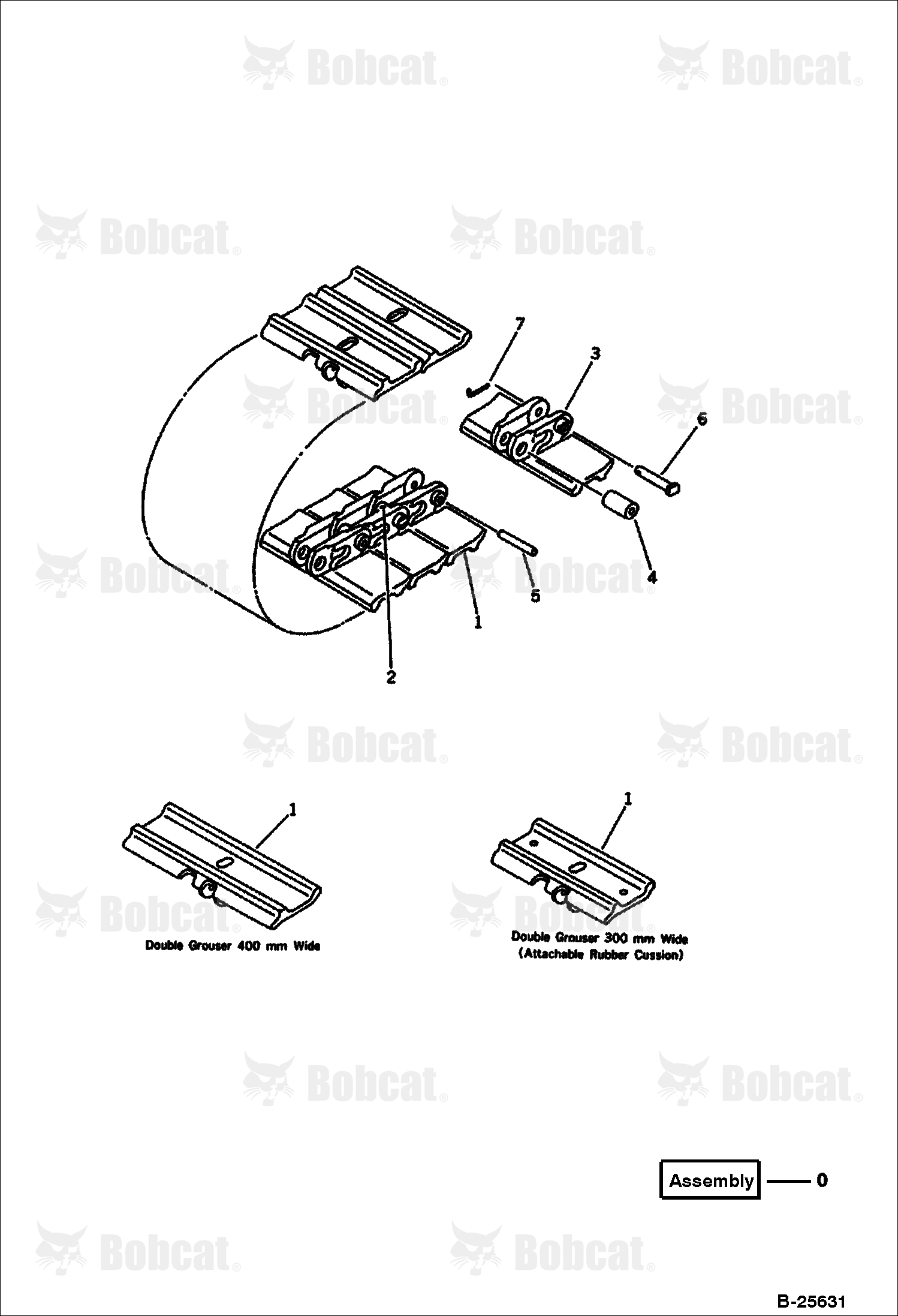 Track Shoe (DOUBLE GROUSER) (300MM WIDE)