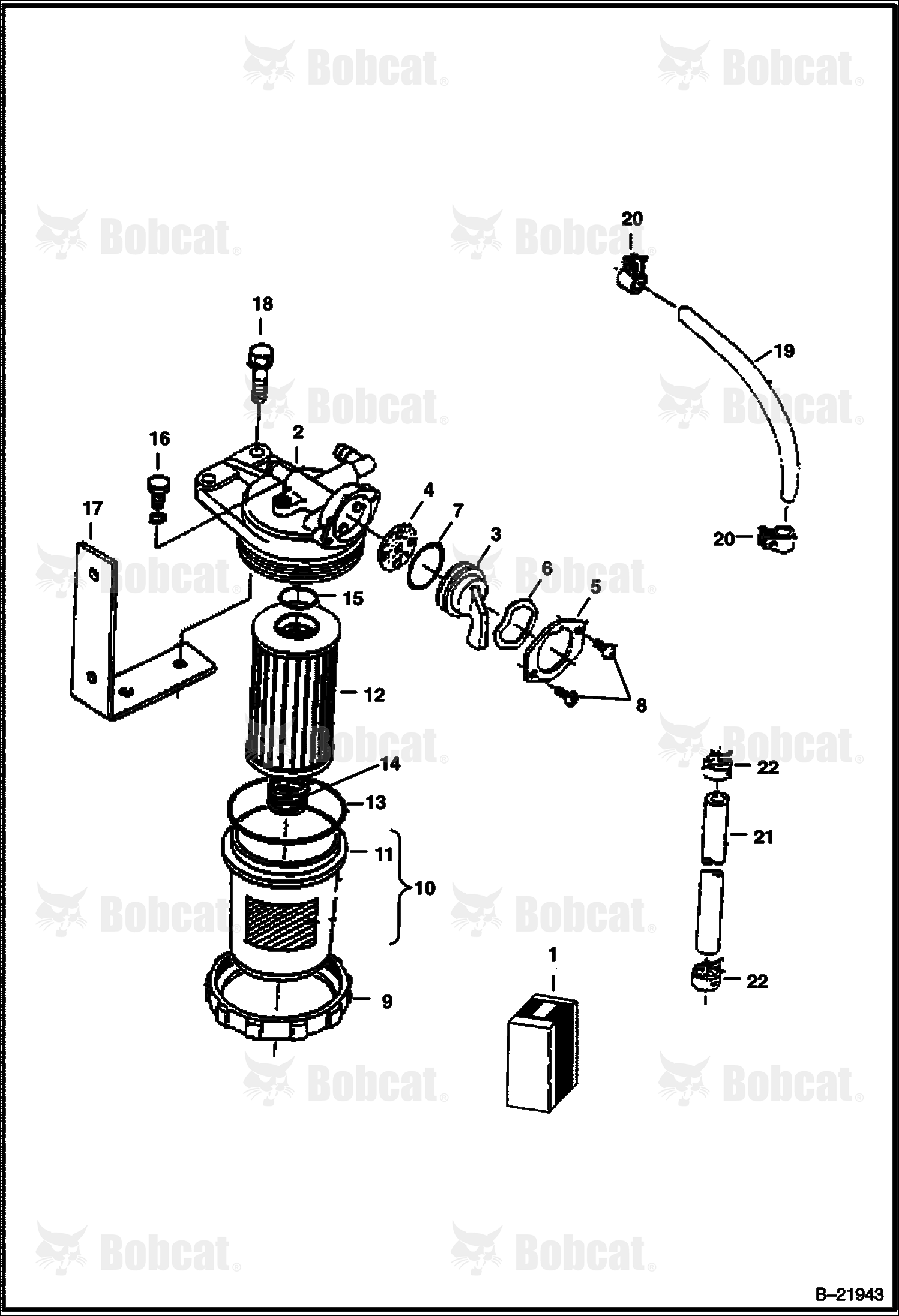 Fuel Filter (Tier I)  572311001 & Above