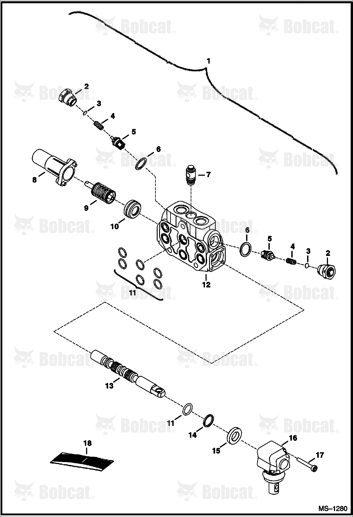 Valve Section (Lift)  520611001 - 520612036, 522411001 - 522411117