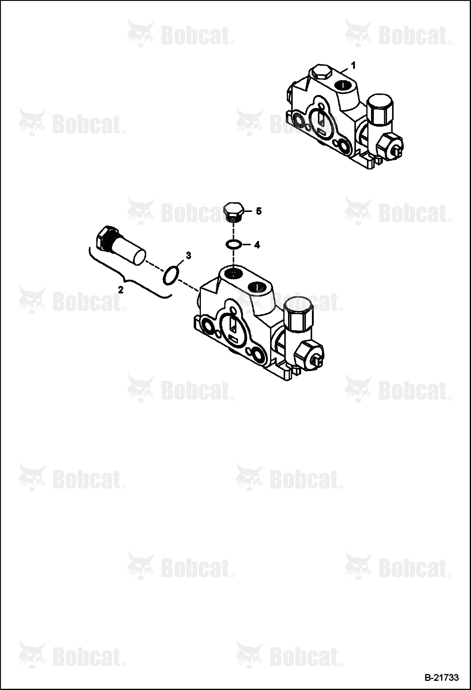 Sideshift Backhoe Valve (Inlet Section)