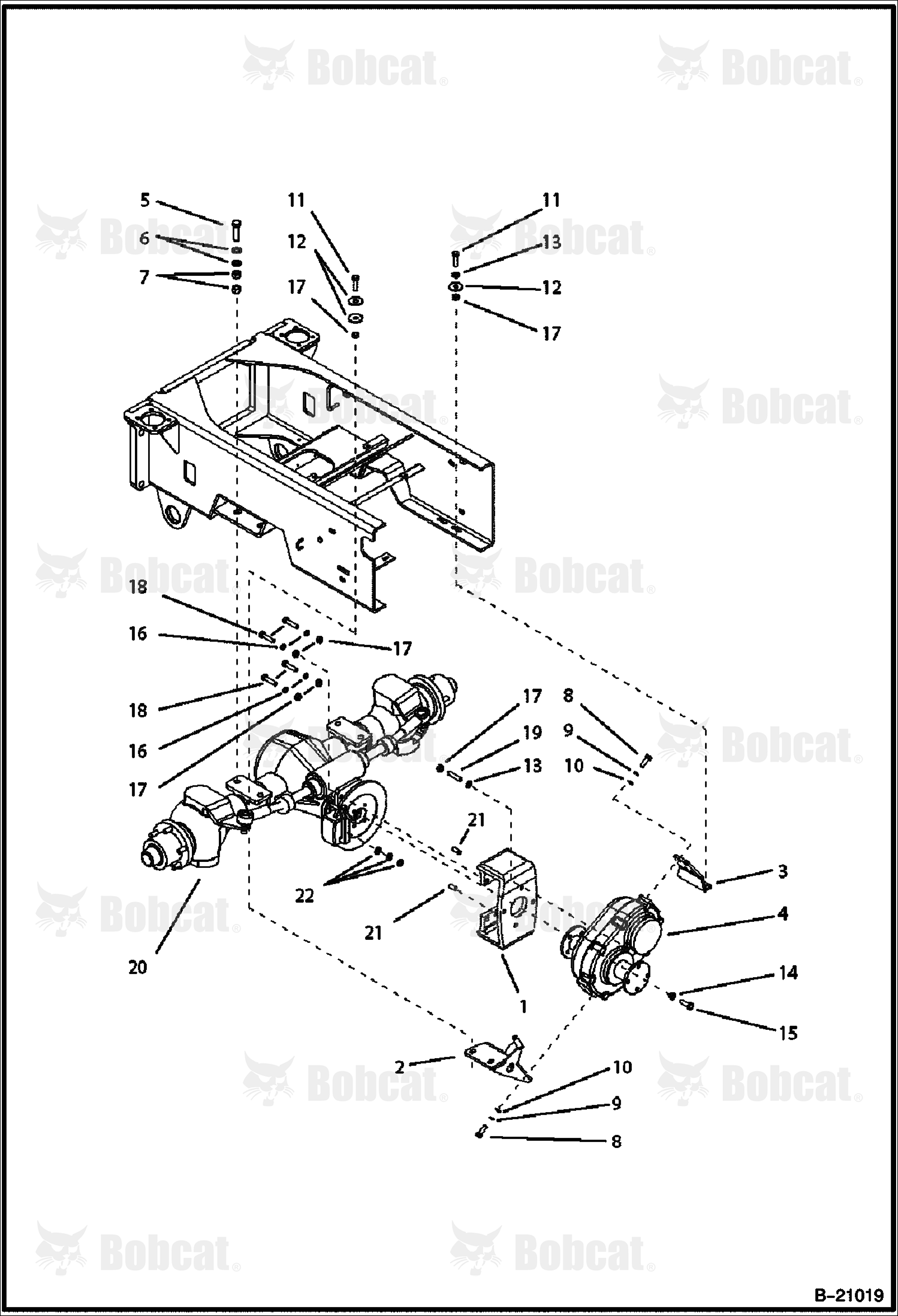 Rear Axle (B250)