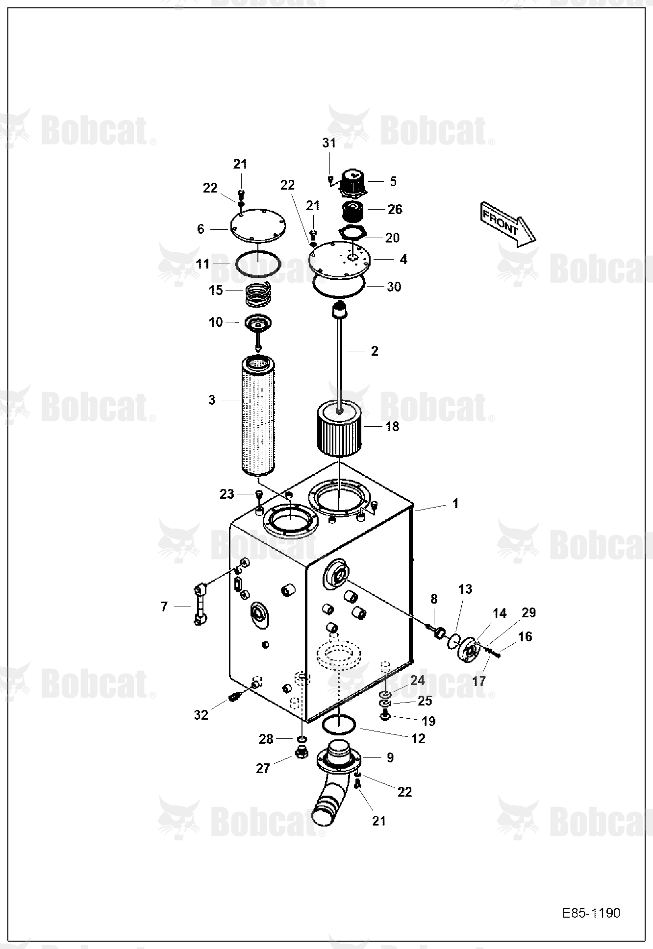 Hydraulic Circuitry (Oil Tank)