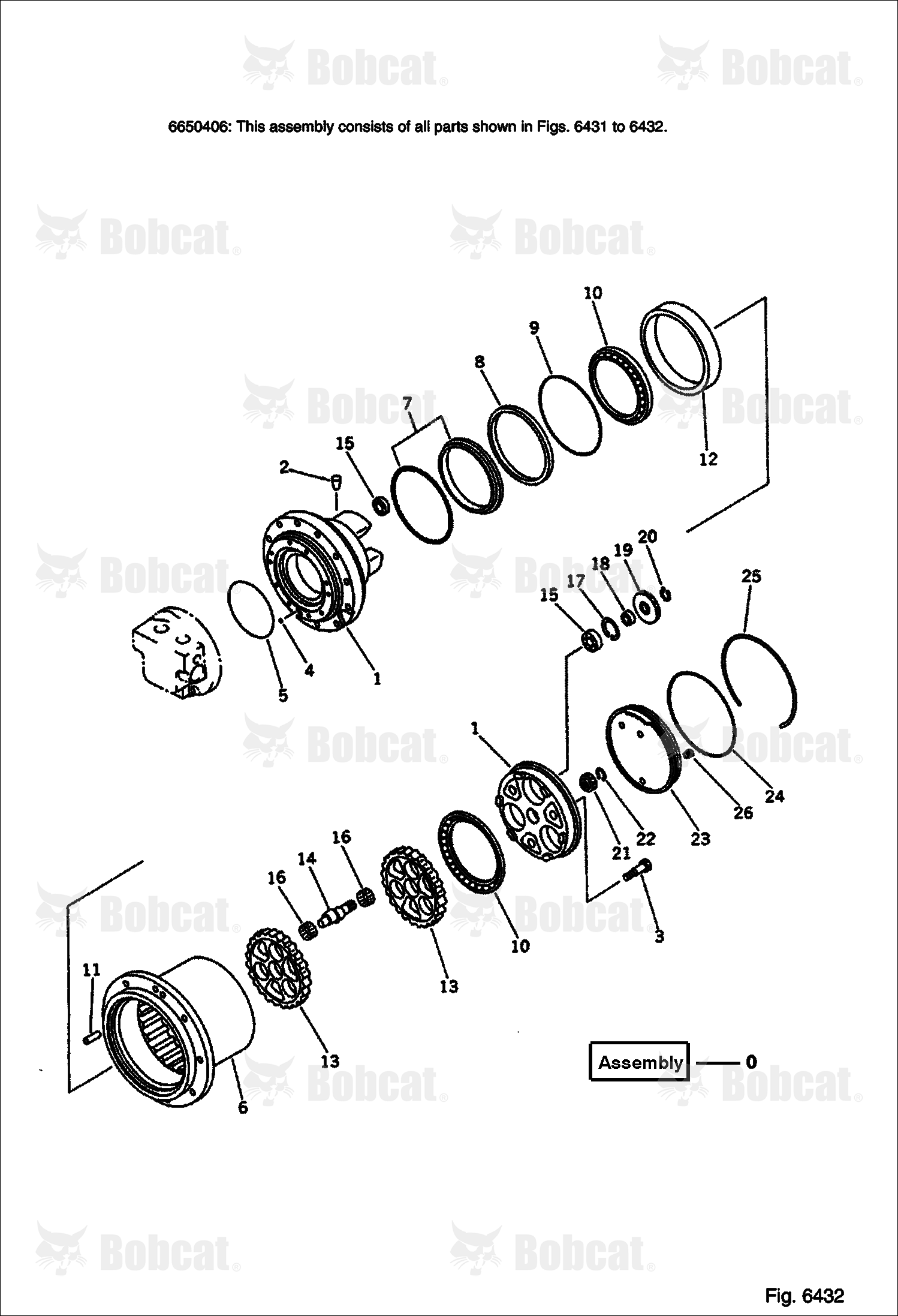 Travel Motor (2/2) (Komatsu S/N 10001-11500)