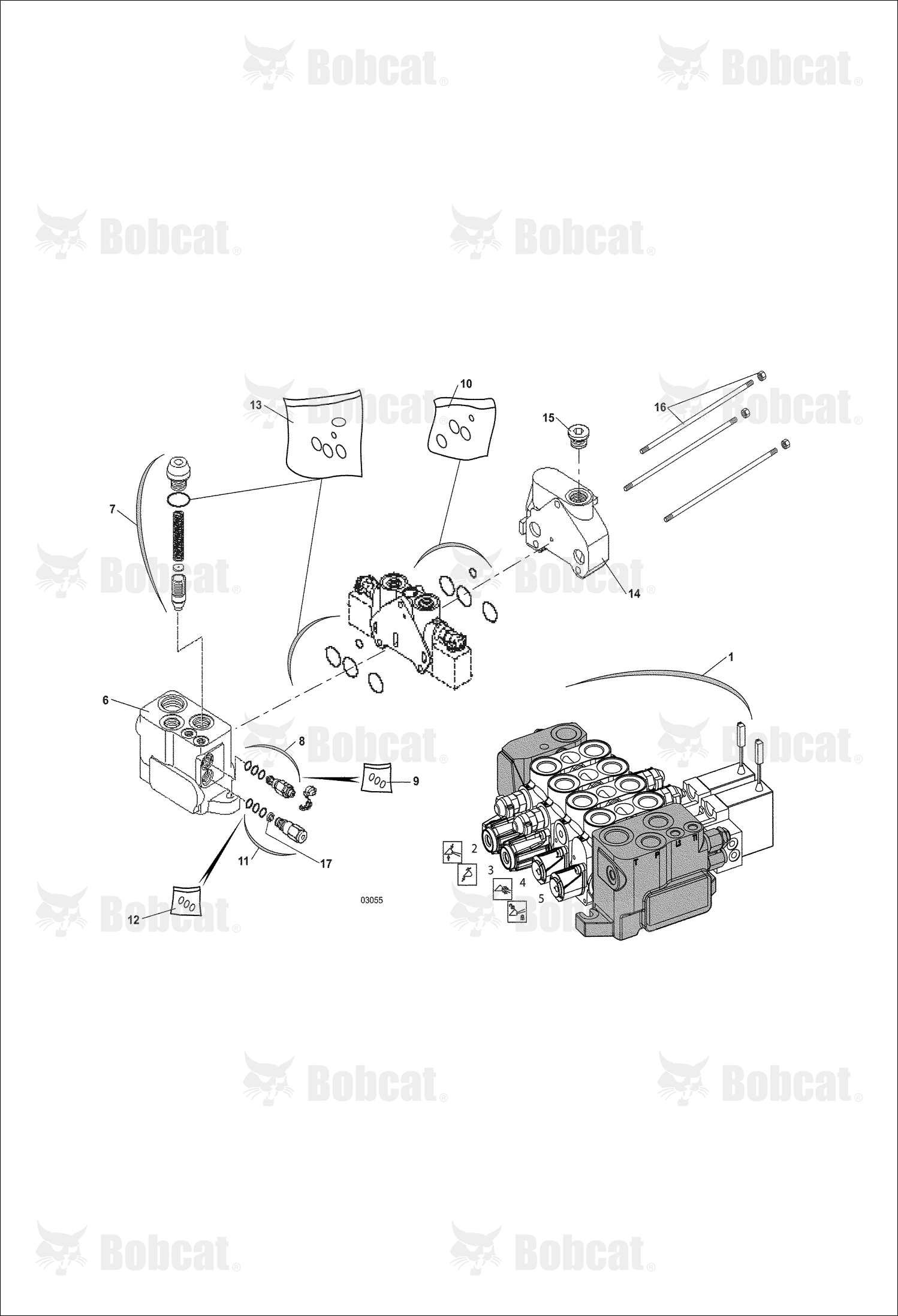 DISTRIBUTOR: Inlet and Outlet 367012501 & Above, 367311001 & Above