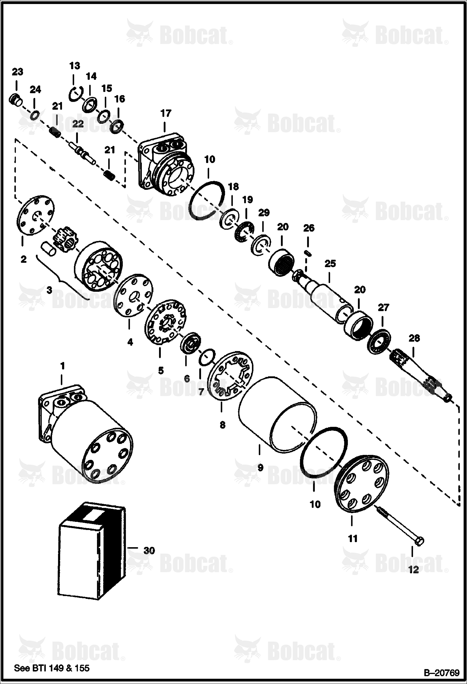 Hydrostatic Motor (Ross Mae 24032 & Mae 24033)