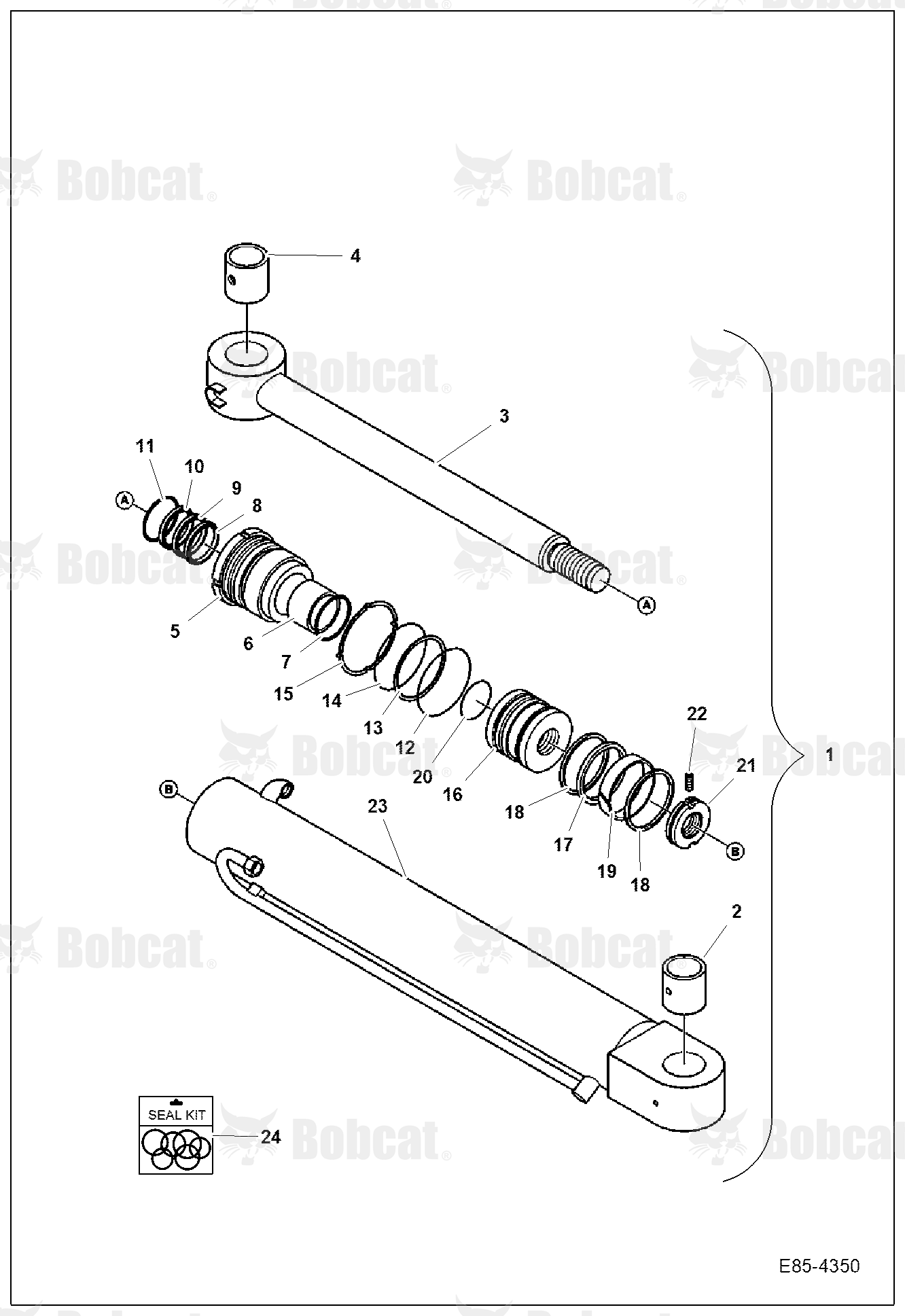 Boom Slew Cylinder