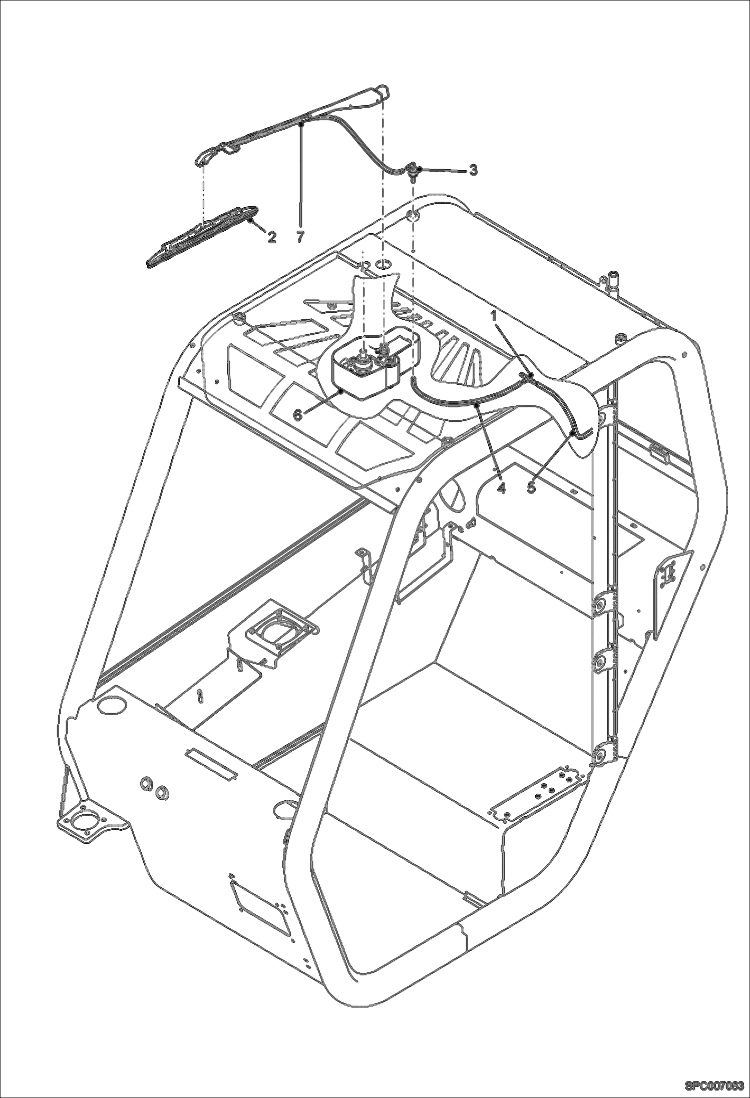 Roof Windshield Wiper