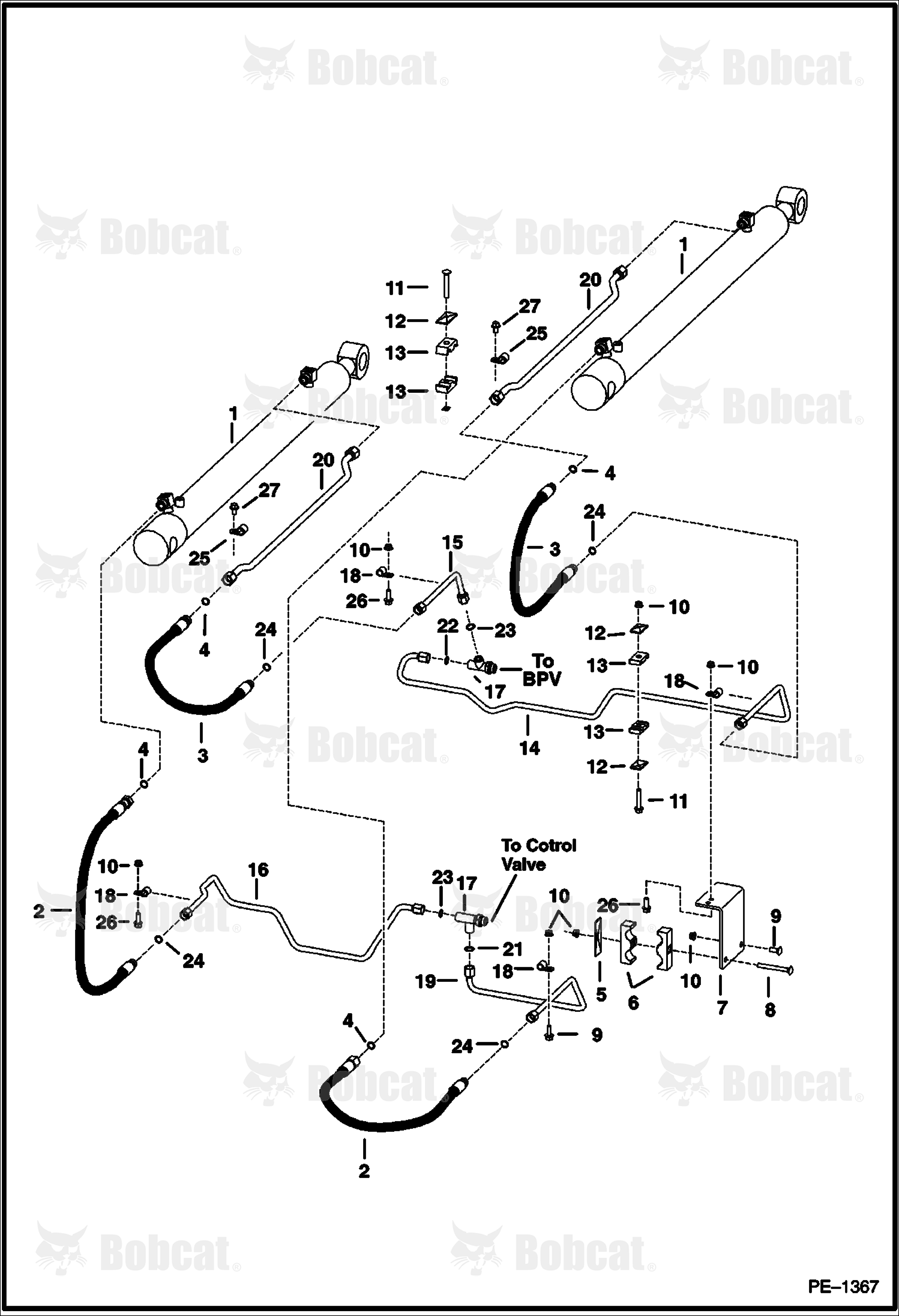 Hydraulic Circuitry 516515001 - 516516032, 562215001 - 562216257