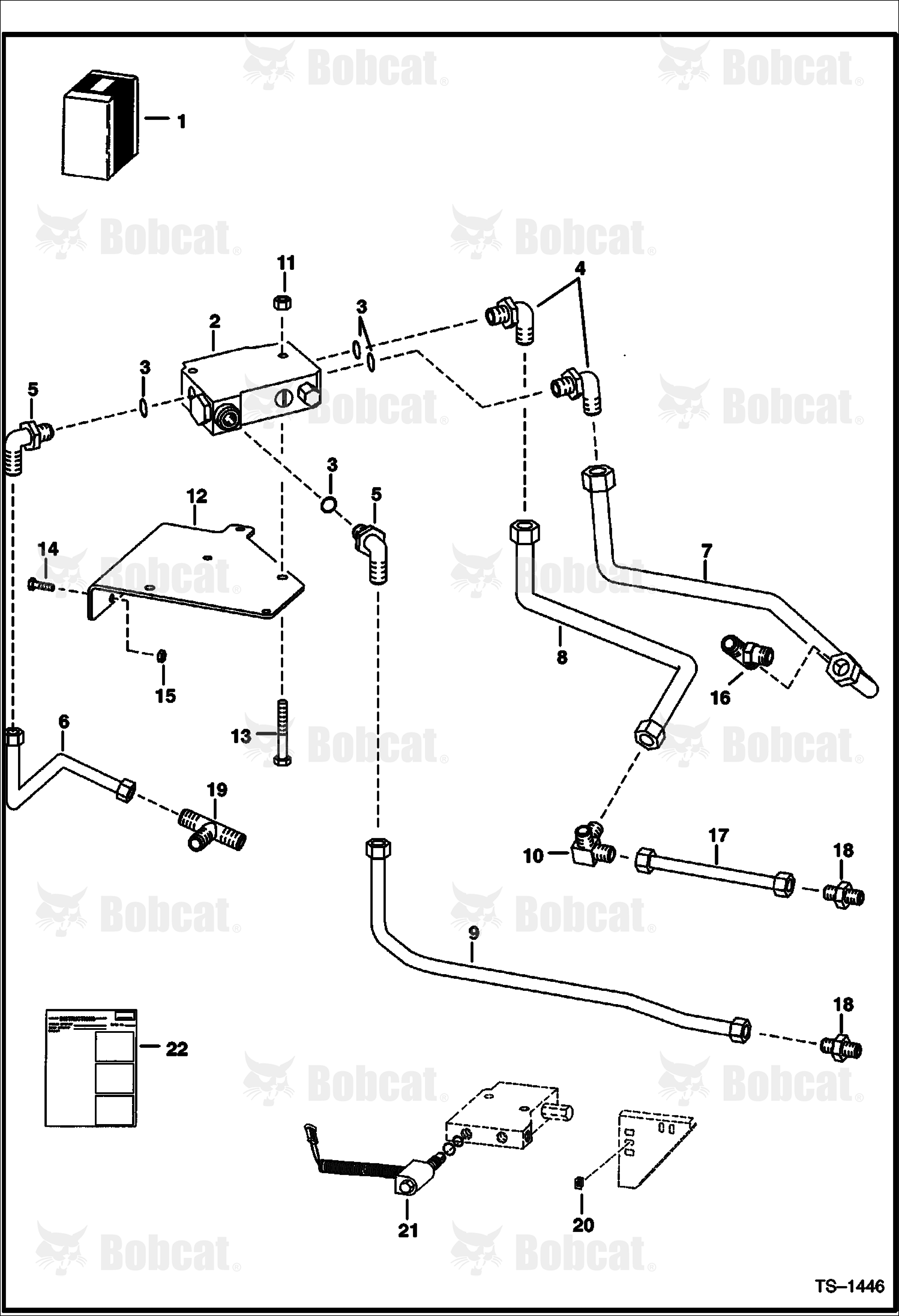 Bucket Positioning Valve Kit (BICS Combo Control Valve) 512220298 & Above, 512440721 & Above, 512612258 & Above
