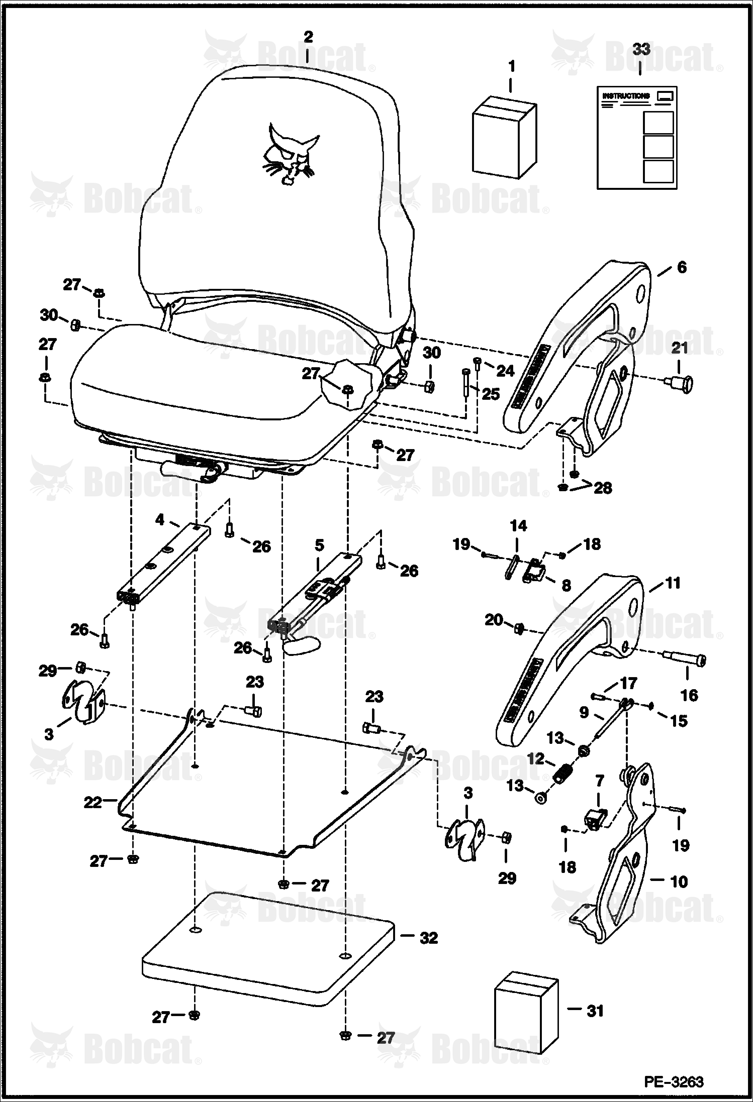 Suspension Seat Kit (Driver)