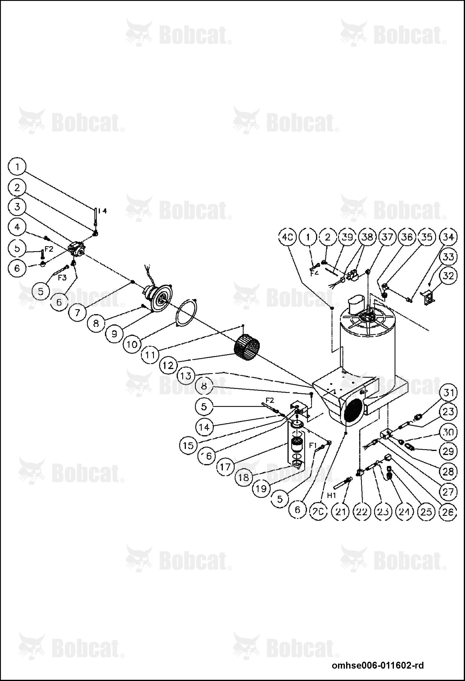 Heat EXCHANGER/BLOWER Motor