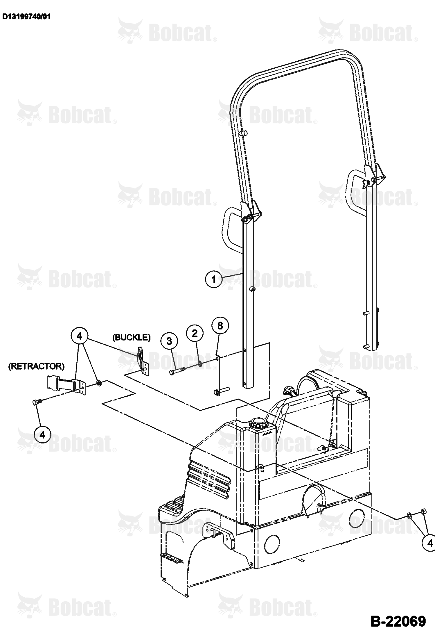 Foldable ROPS (OPTIONAL)